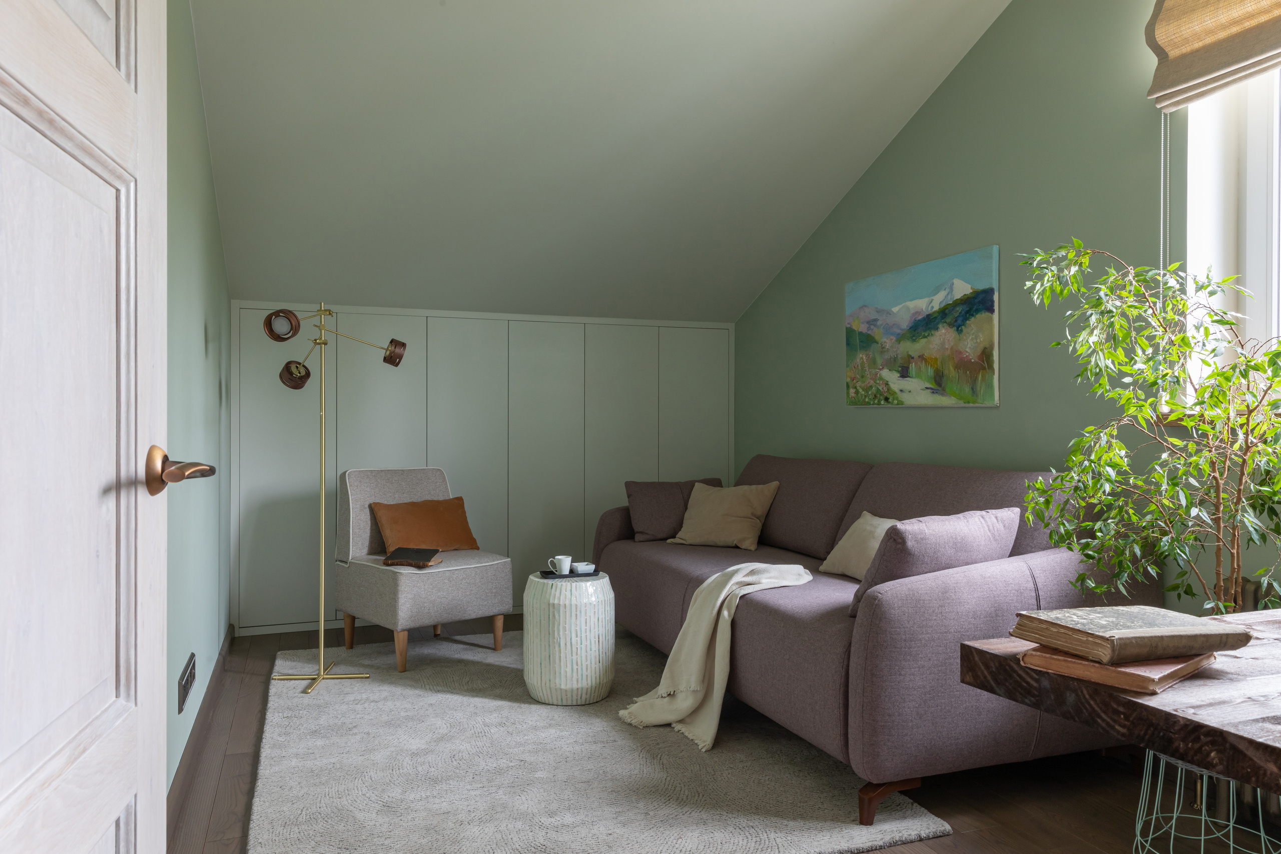 МАНСАРДА, 84 м². Дизайнер интерьера, Санкт-Петербург