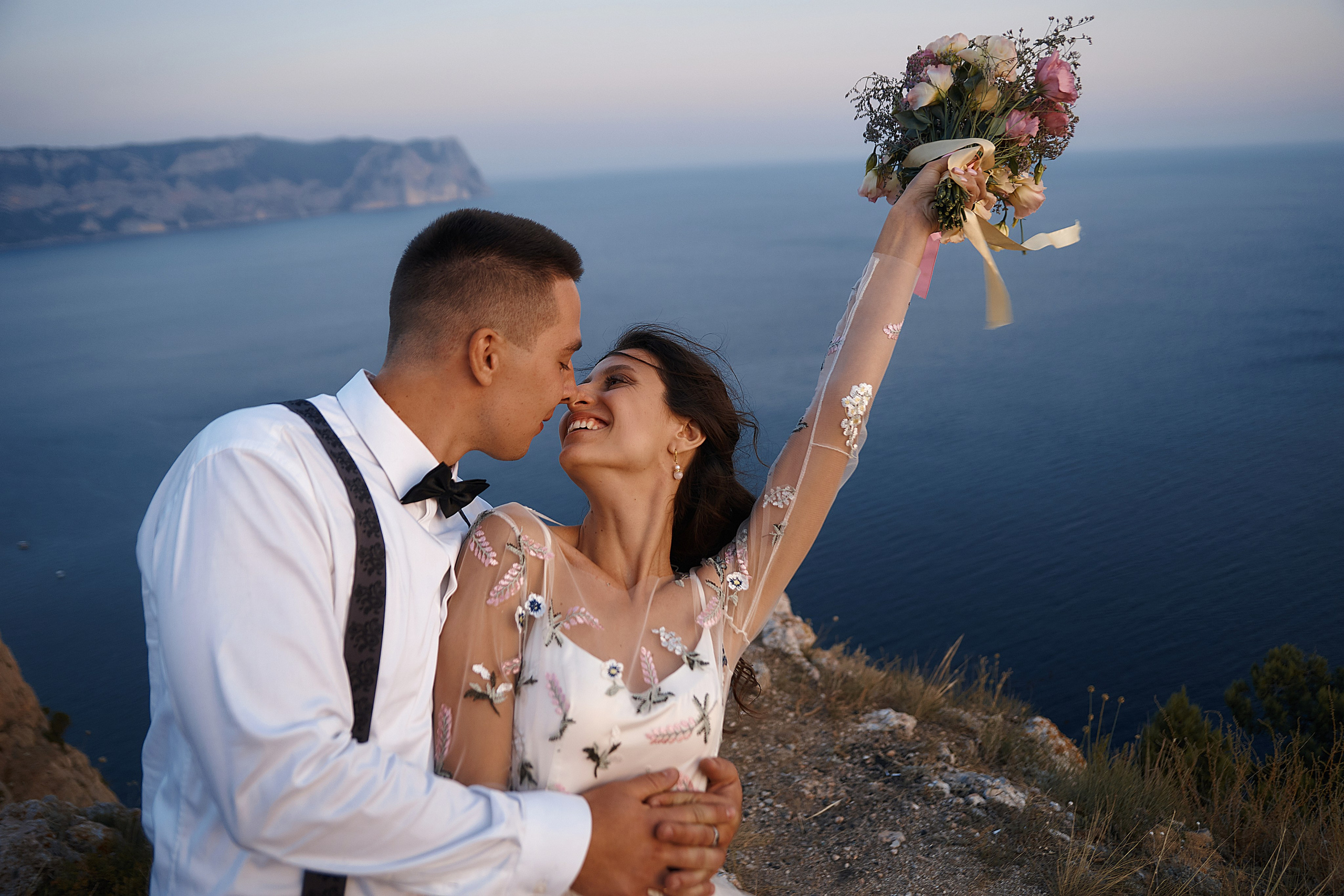 Свадебная фотосъёмка в Крыму и Краснодаре. Фотограф Александр Кудинов, Крым: Легкие съемки, живые эмоции