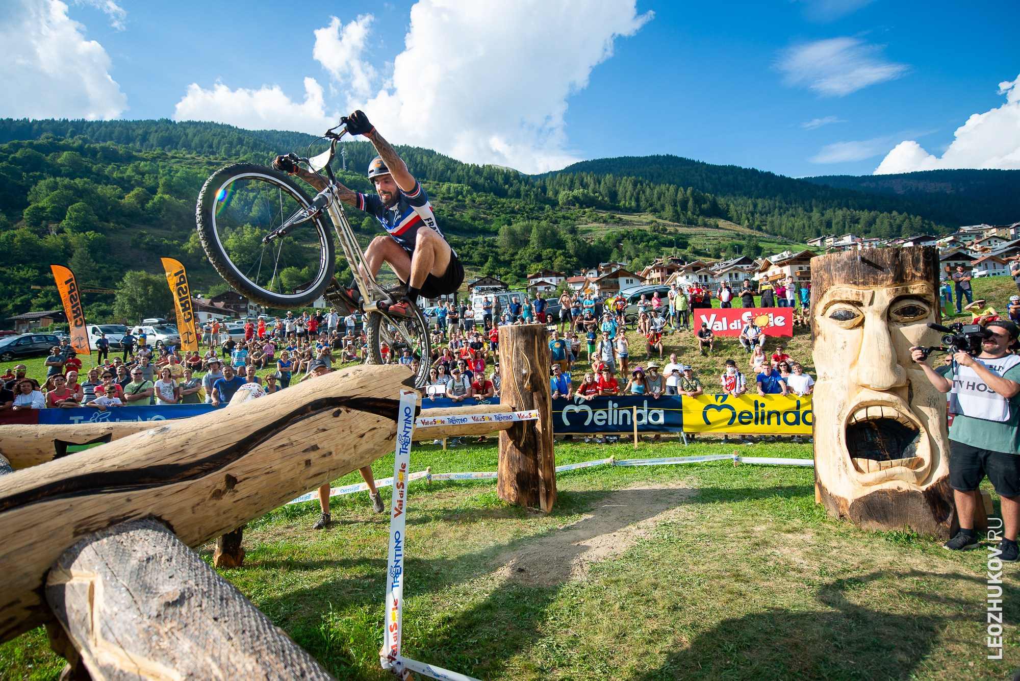 UCI Trials World Championships 2016 — finals. Sports photographer Leonid Zhukov