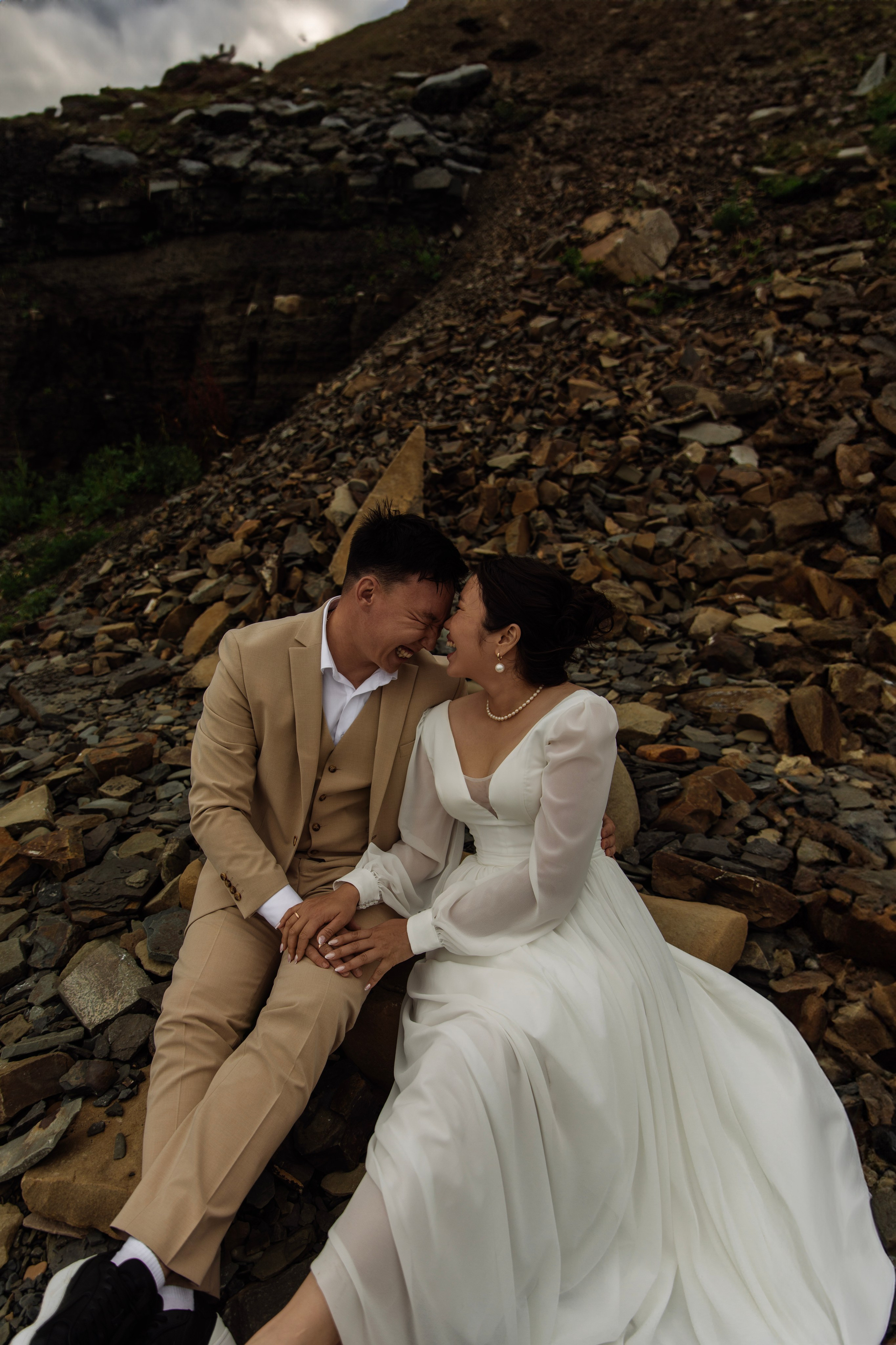 свадебные фото на закате Владивосток