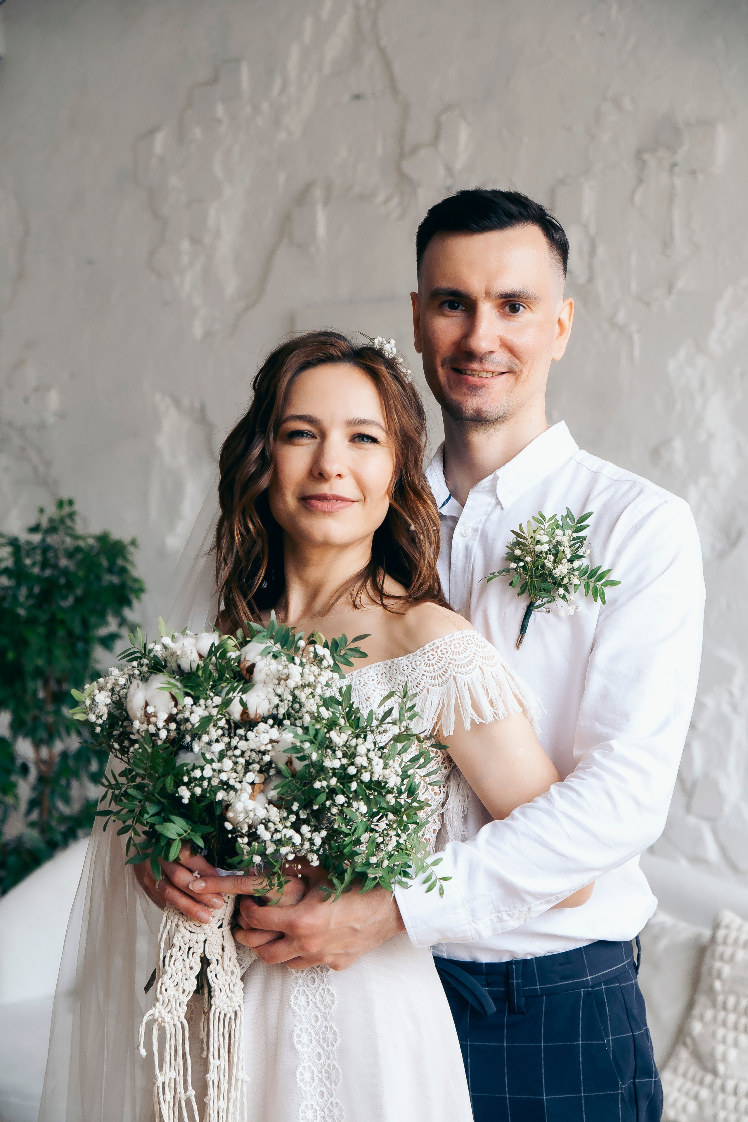 Свадебная съёмка в студии с гостями. Свадебный, семейный фотограф, контент съёмка. Екатеринбург. Елена Граф