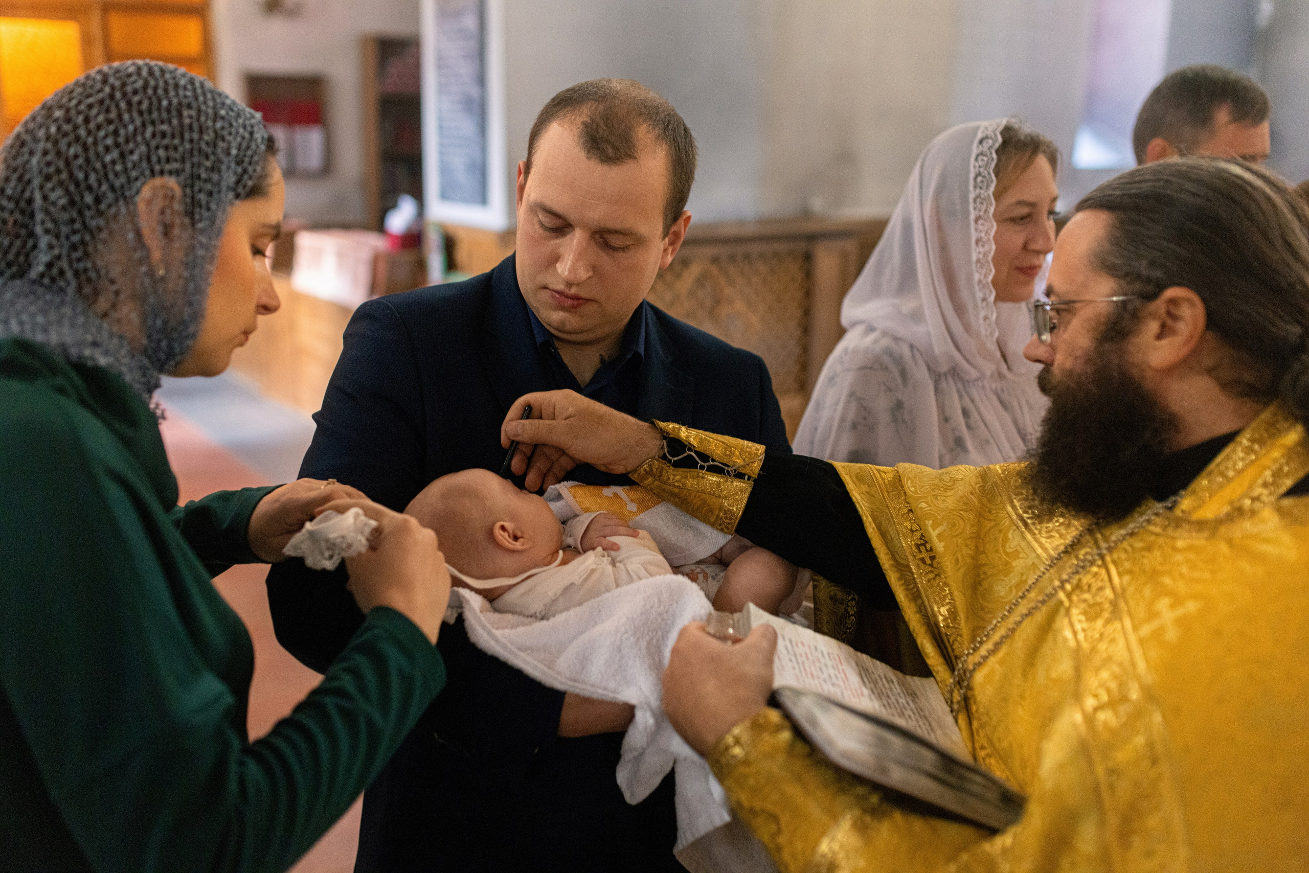 Крещение Алины. Дмитрий Шульгин, портретный фотограф в Воронеже