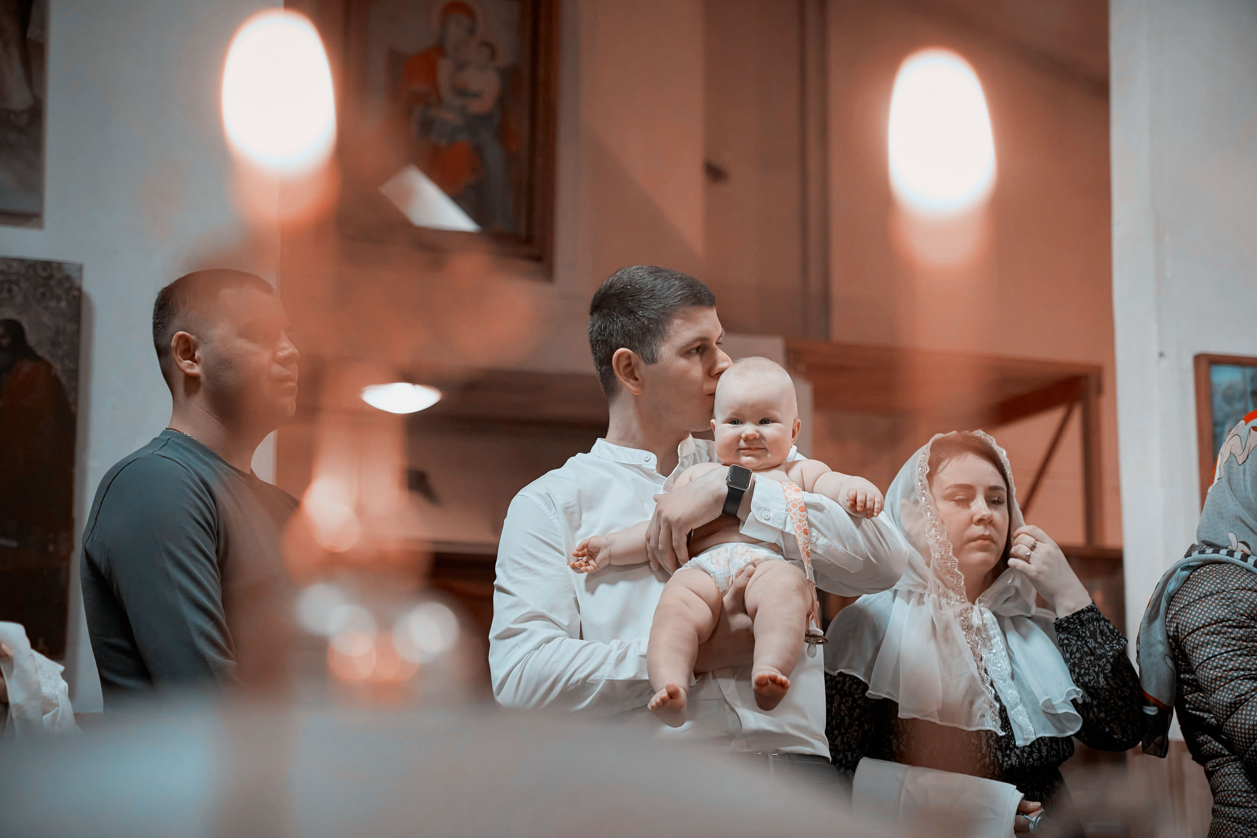крещение в Храме иконы Божией Матери «Утоли моя печали» в Марьине
