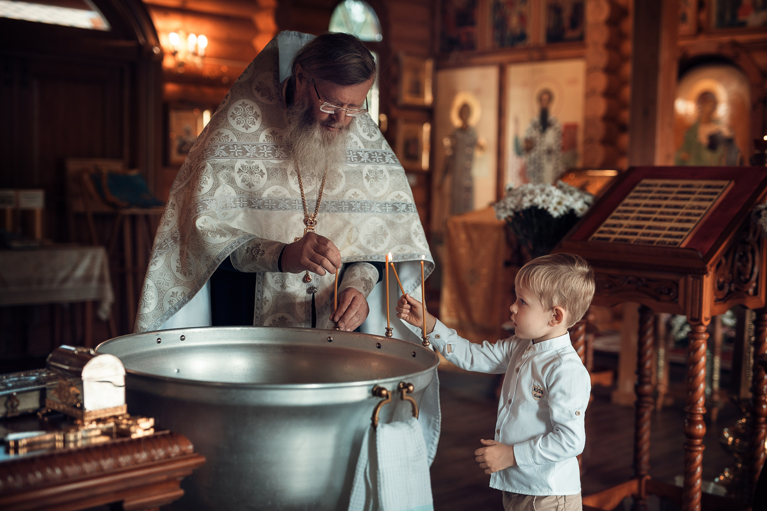 Крещение Николь в храме Марии Магдалины в Южном Бутово