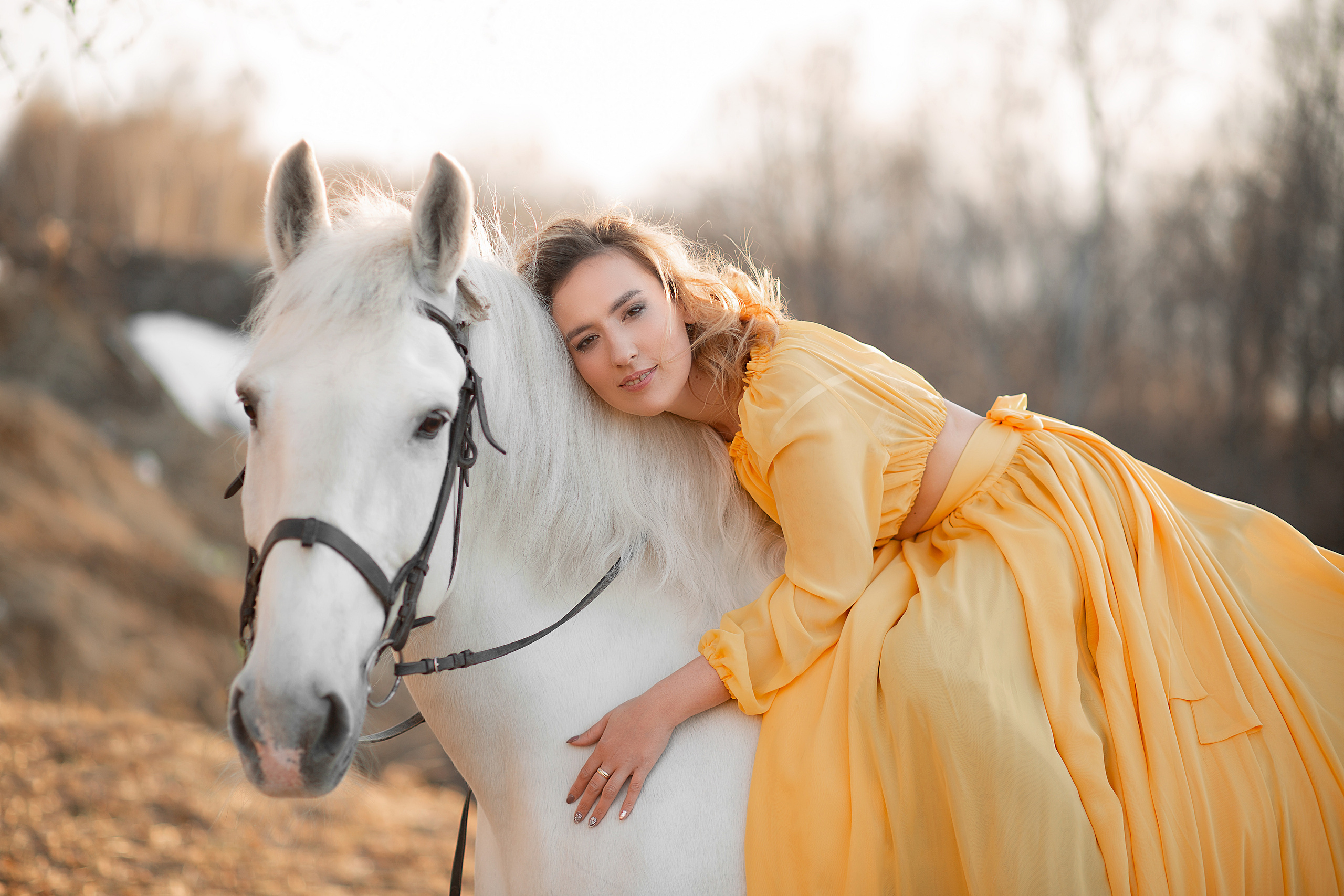 Фотосессия Екатерины и Воробья. Фотосессия с лошадьми в Нижнем Новгороде