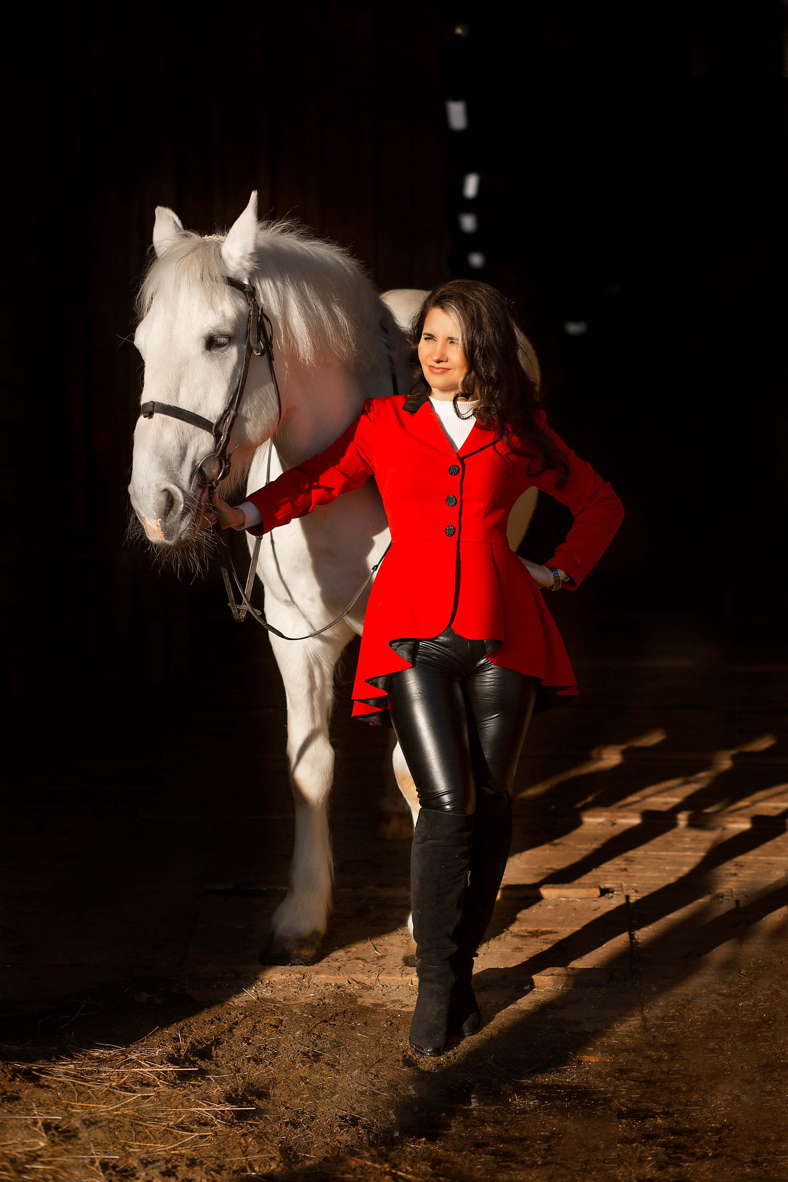 Фотосессия Марии с семьей и Воробушком). Фотосессия с лошадьми в Нижнем Новгороде