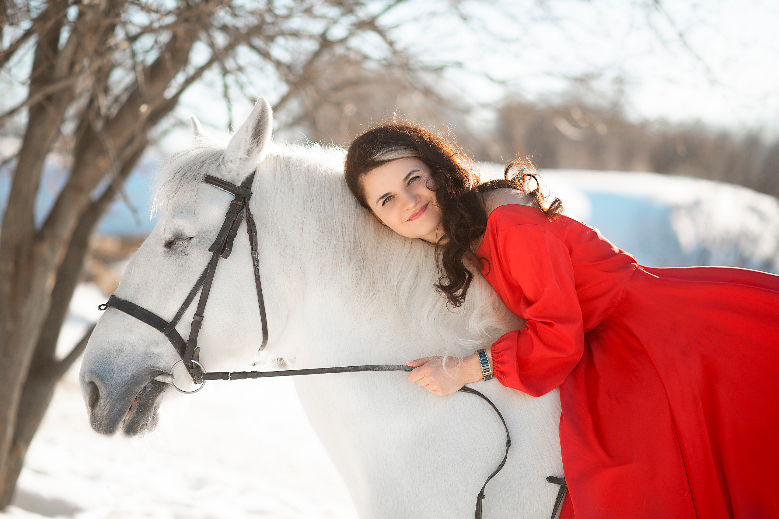 Фотосессия Марии с семьей и Воробушком). Фотосессия с лошадьми в Нижнем Новгороде