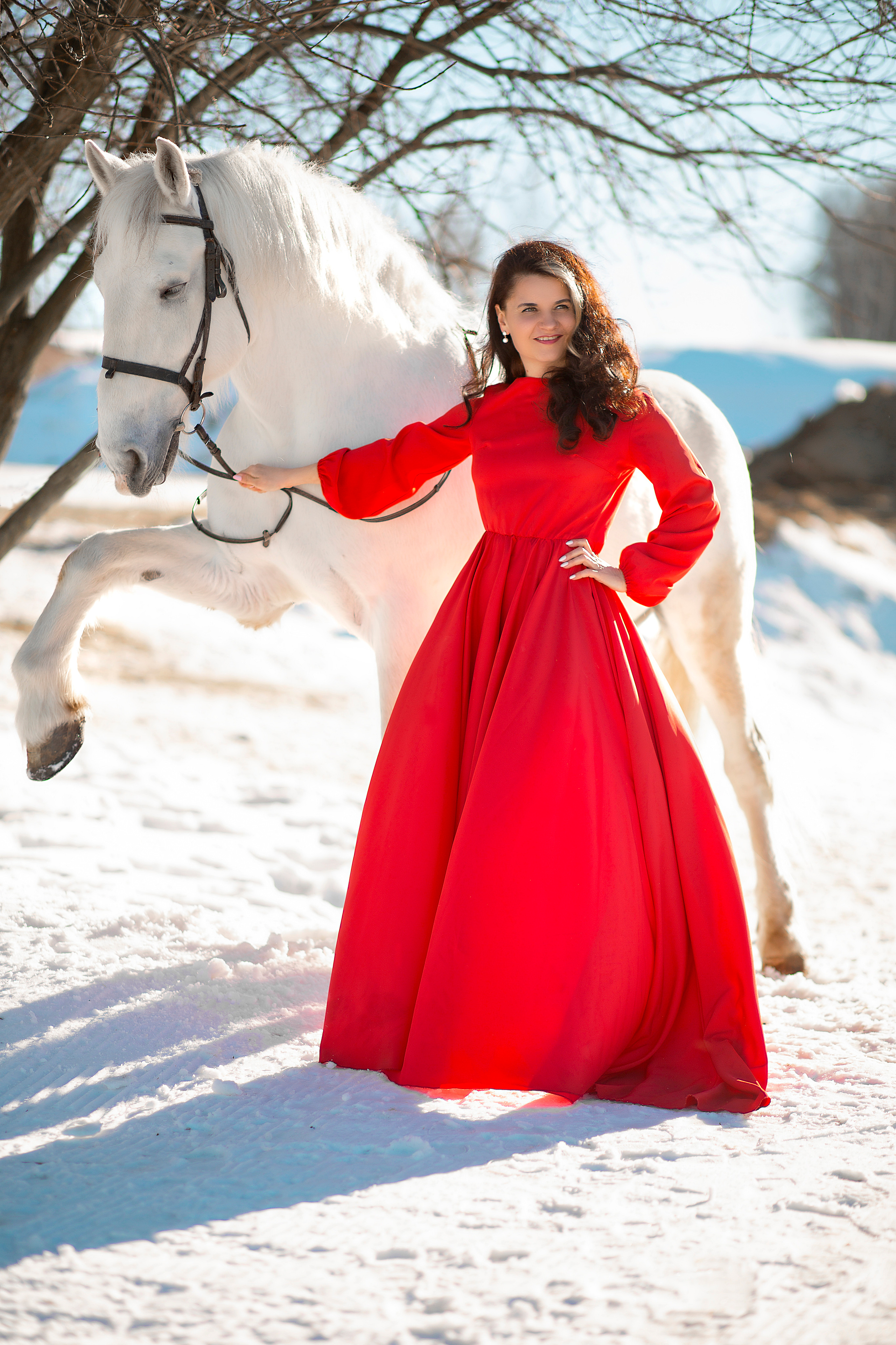 Фотосессия Марии с семьей и Воробушком). Фотосессия с лошадьми в Нижнем Новгороде