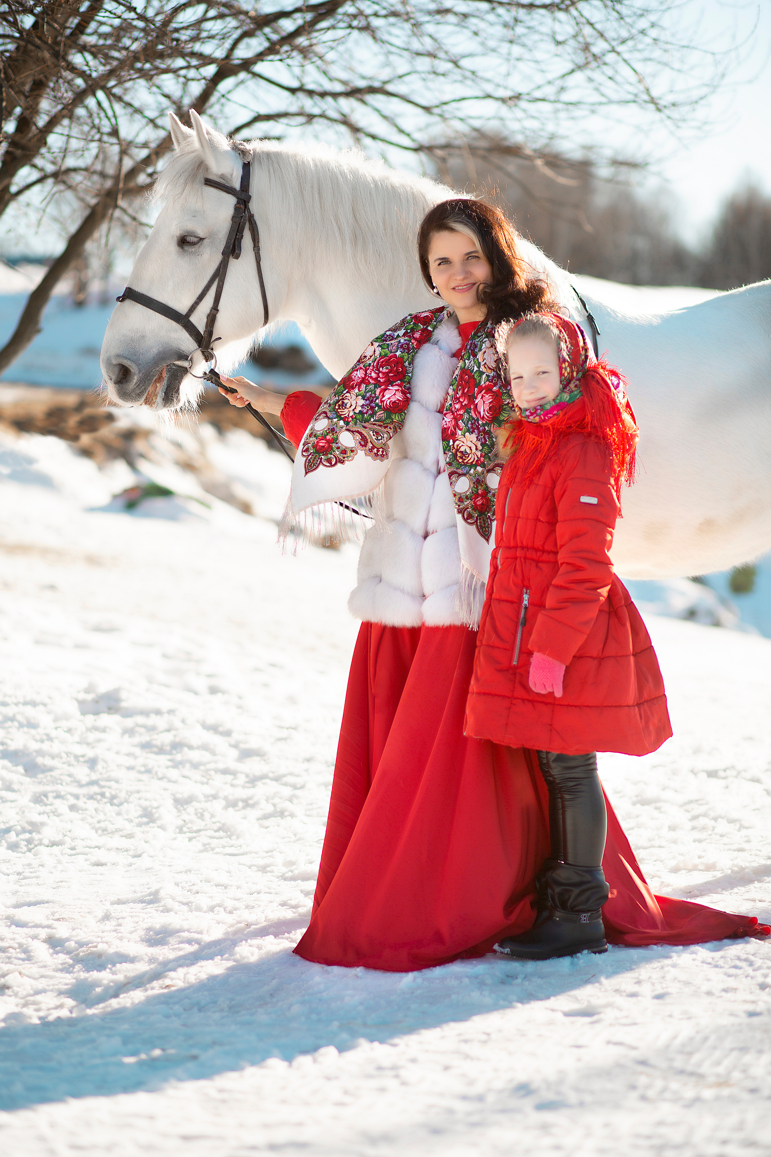 Фотосессия Марии с семьей и Воробушком). Фотосессия с лошадьми в Нижнем Новгороде