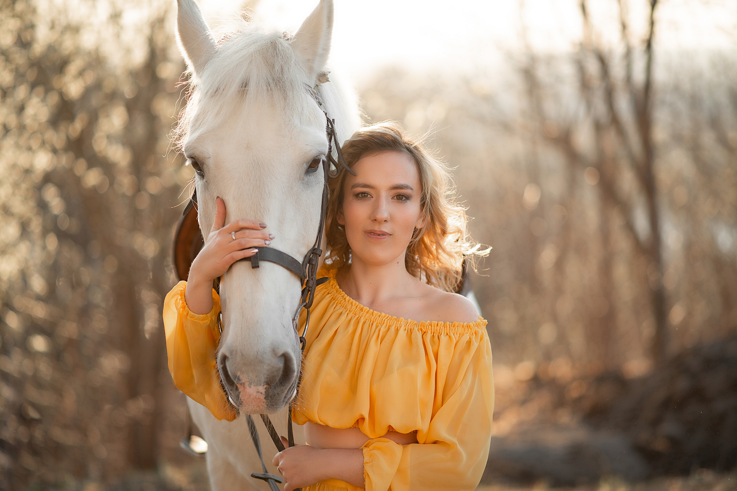 Фотосессия Екатерины и Воробья. Фотосессия с лошадьми в Нижнем Новгороде