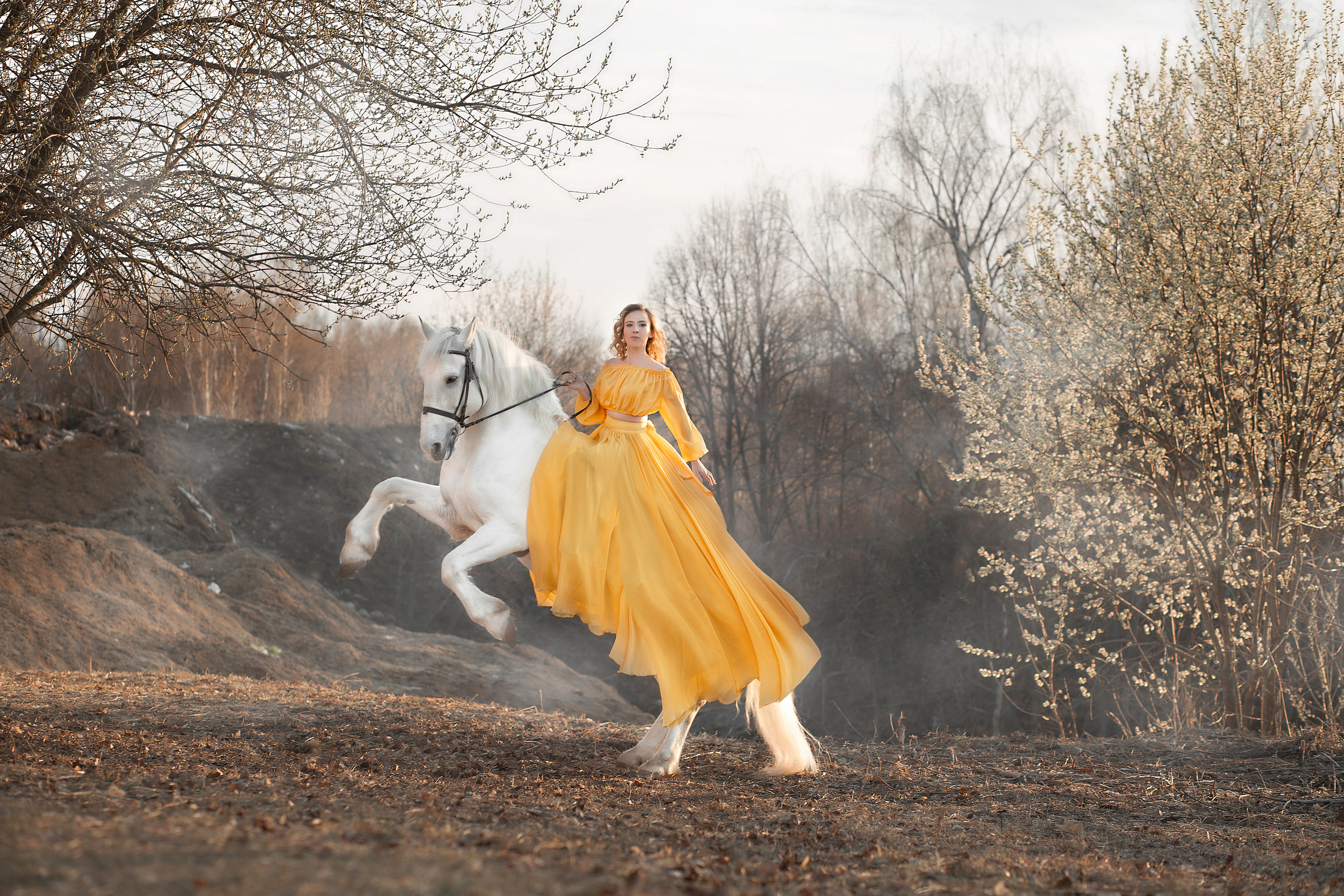 Фотосессия Екатерины и Воробья. Фотосессия с лошадьми в Нижнем Новгороде