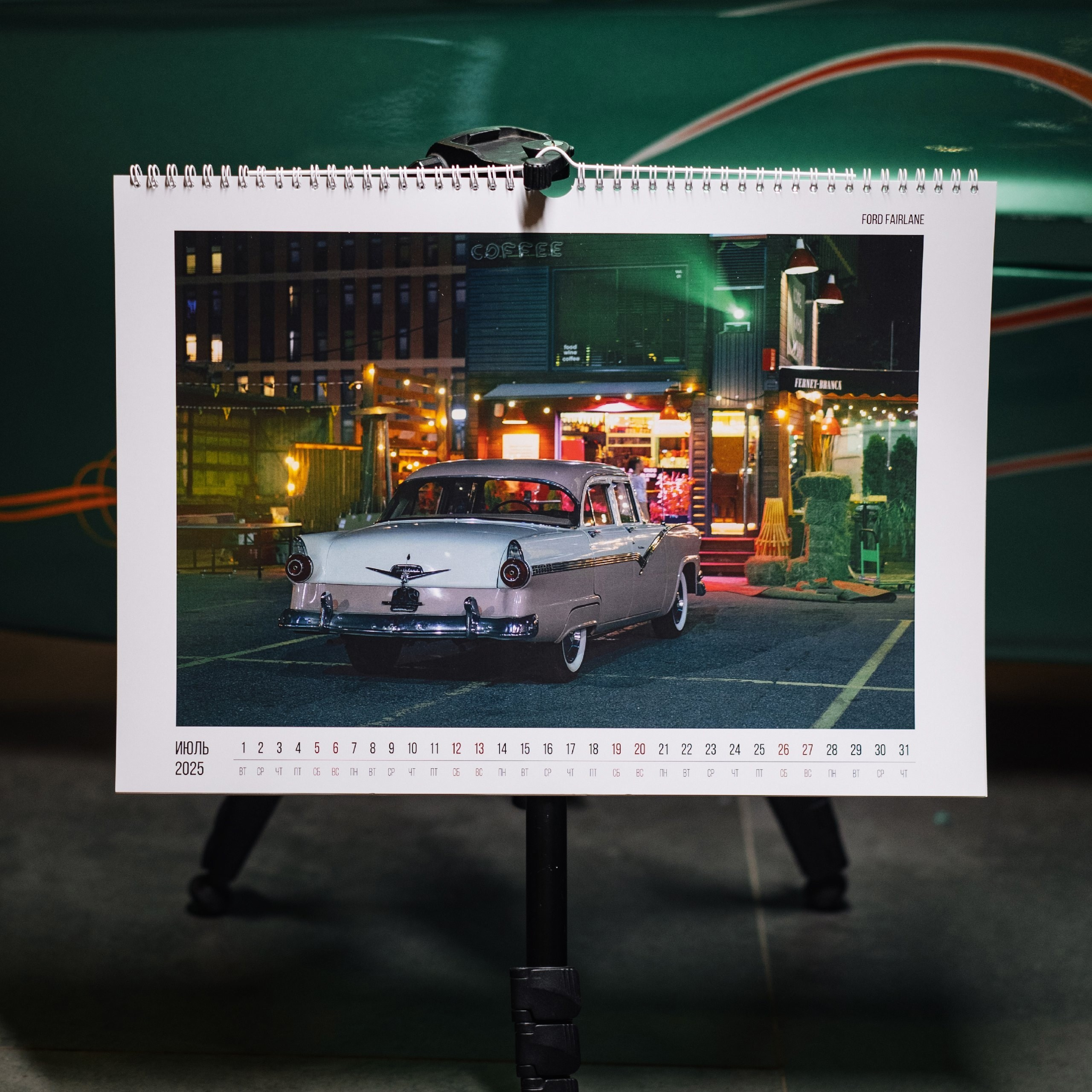 Календарь на 2025 год «USA» со старыми американскими автомобилями. Автомобильный фотограф Антон Цырулев