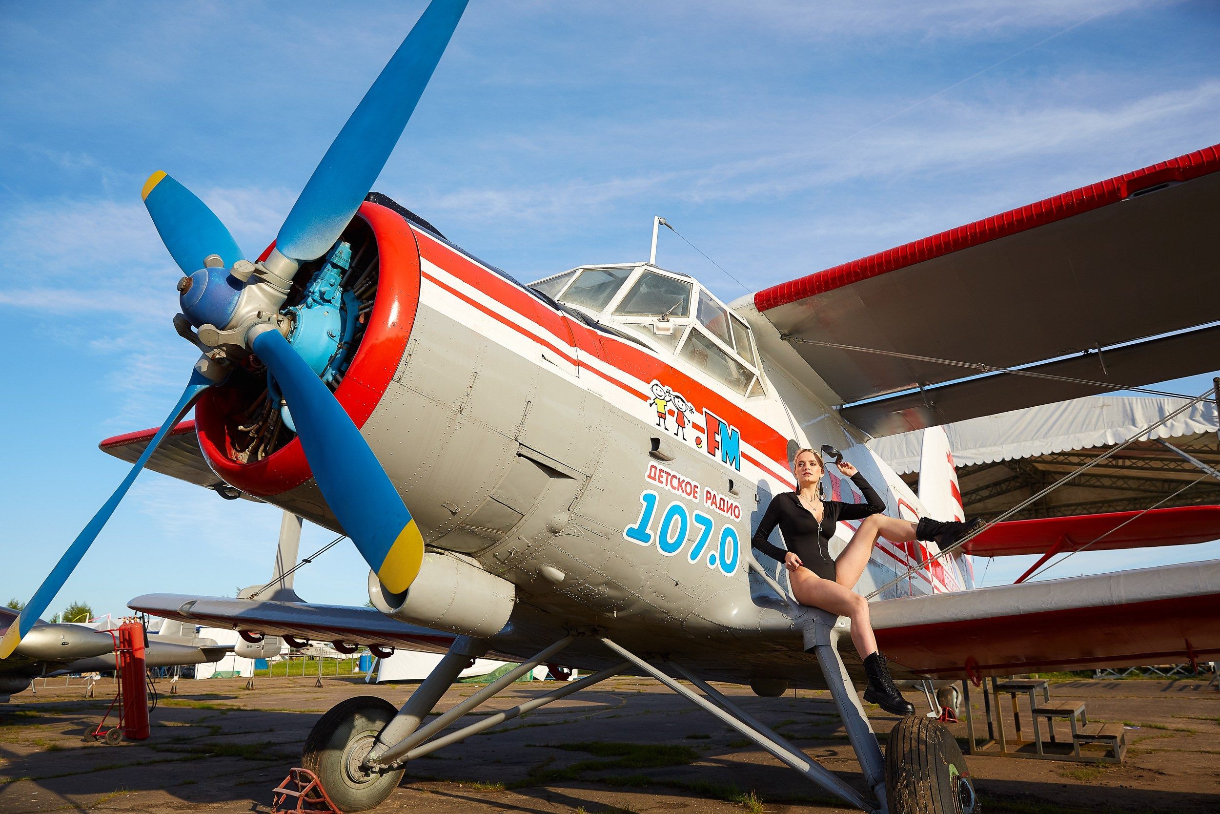 Фотосессия с самолетами-1 г. Ярославль Мастер-класс Михаила Семенова Ярославль