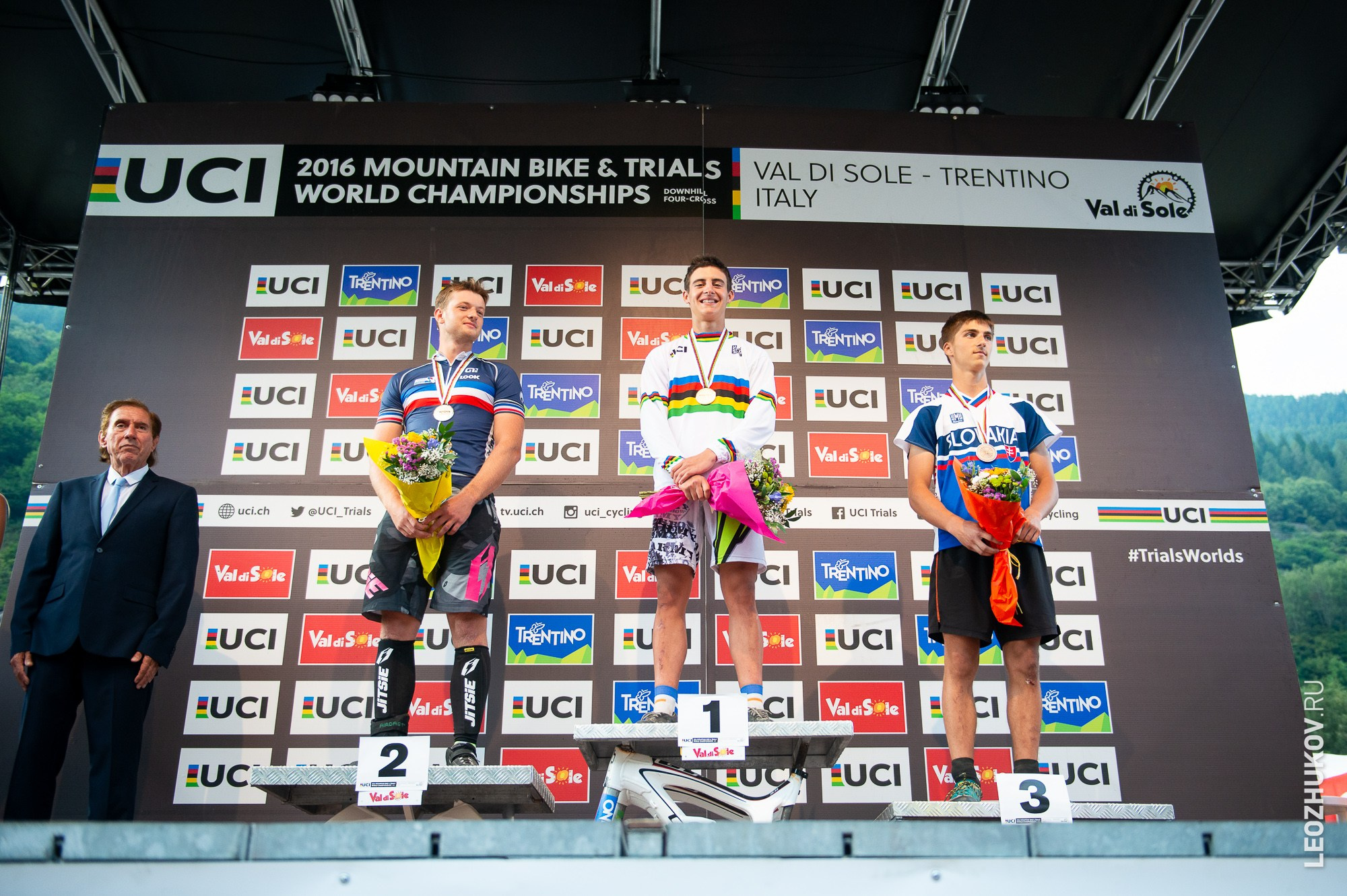 UCI Trials World Championships 2016 — finals. Sports photographer Leonid Zhukov