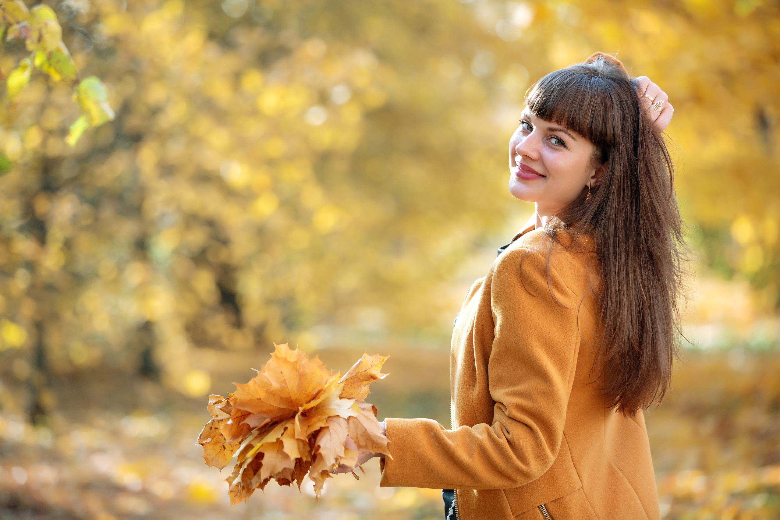 Фотосессия с девушками в осеннем парке. Свадебный фотограф в Барановичах Вячеслав Шах-Гусейнов, фотошкола