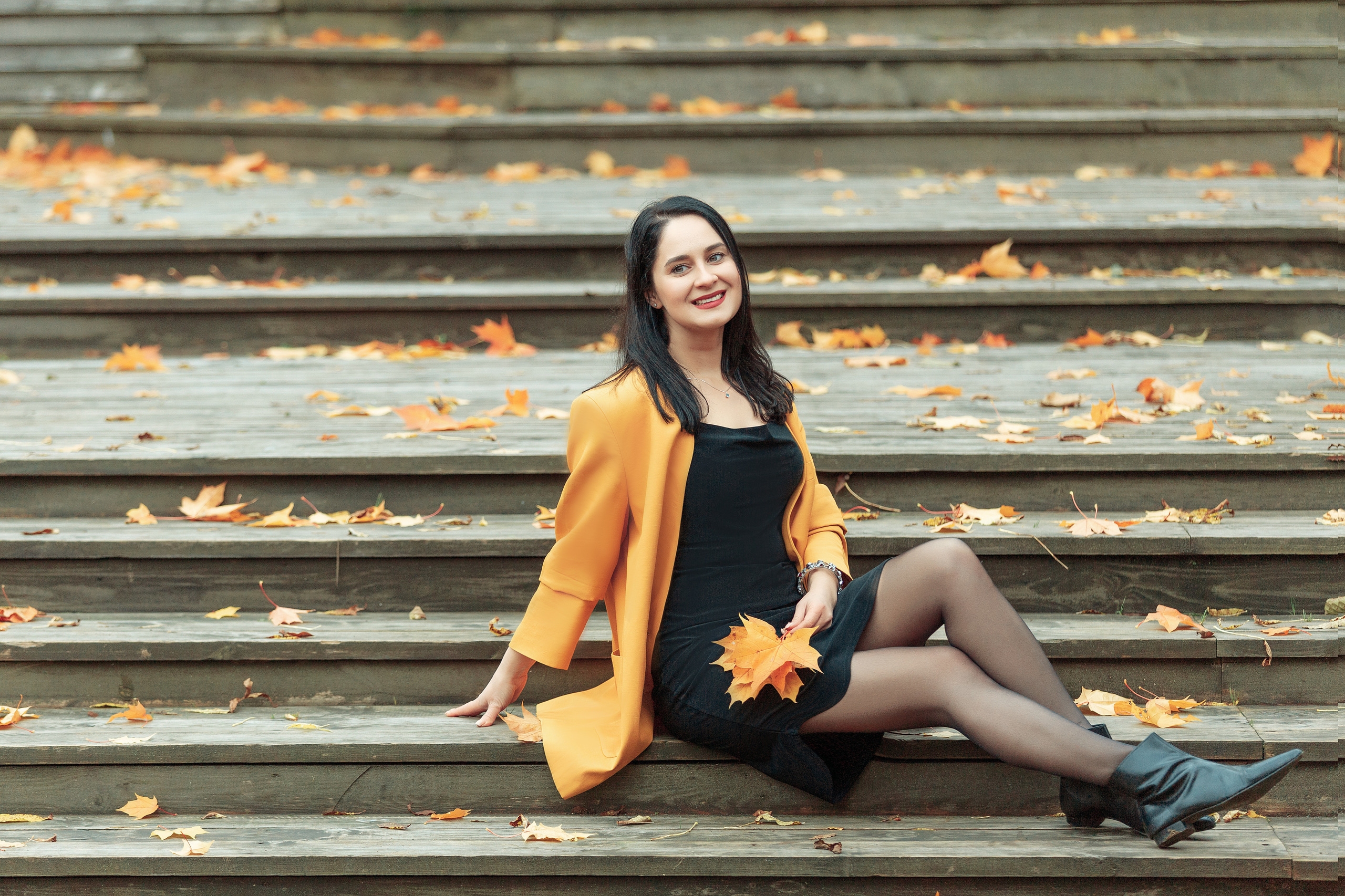 Фотосессия с девушками в осеннем парке. Свадебный фотограф в Барановичах Вячеслав Шах-Гусейнов, фотошкола