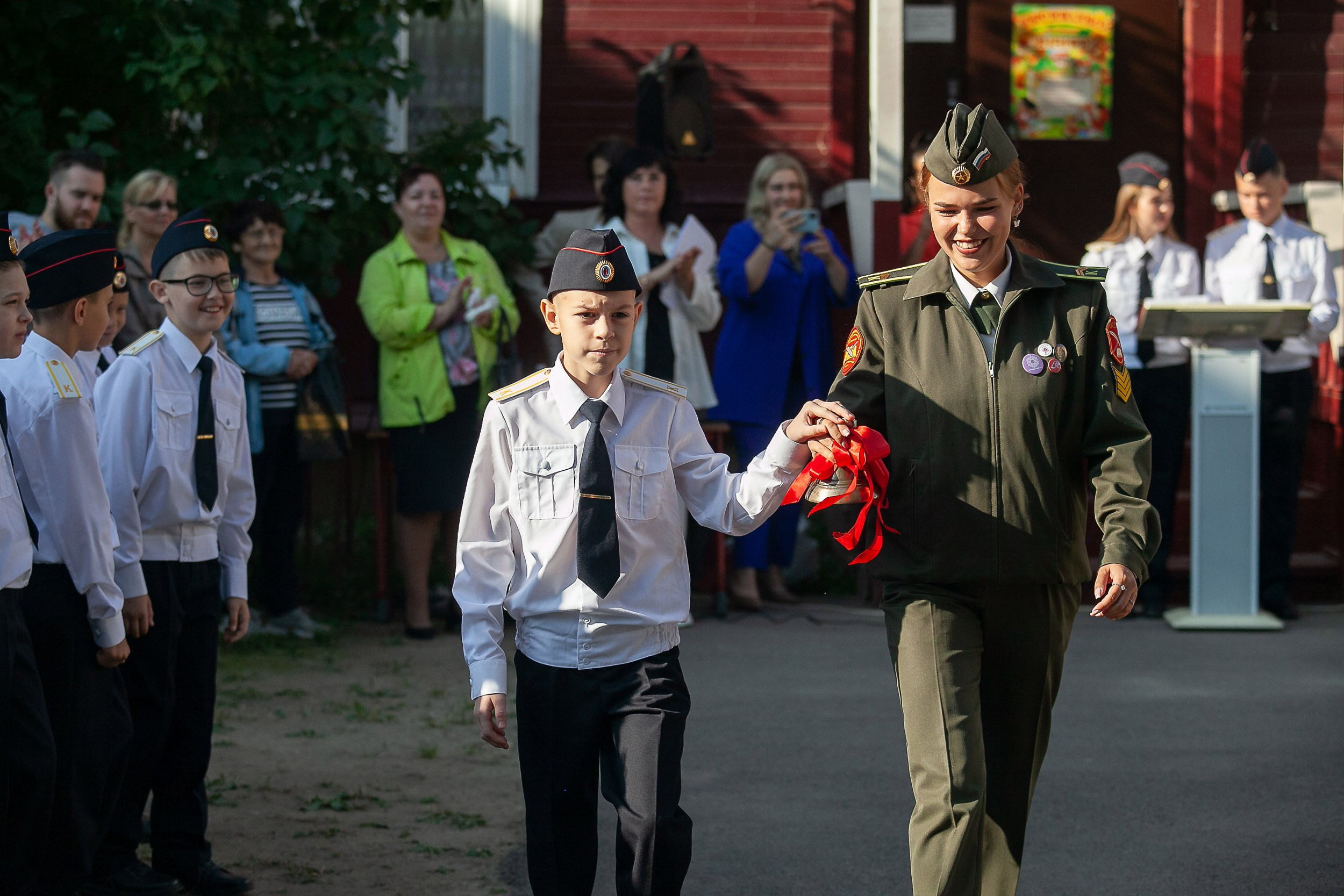 Фотосессия дл я5К класса в День знаний