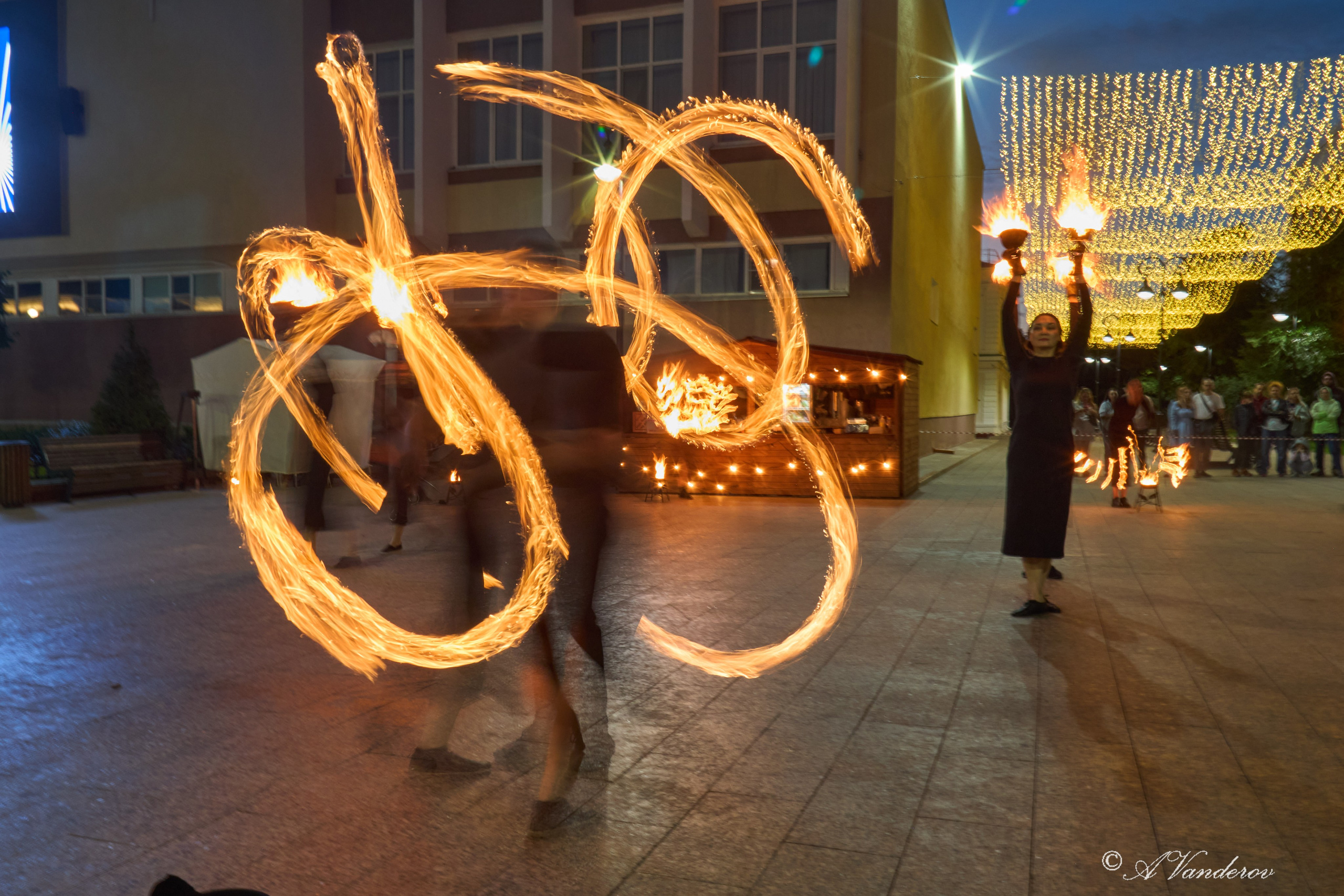 Огненное шоу день города Омск. Фотограф Омск | Александр Вандеров