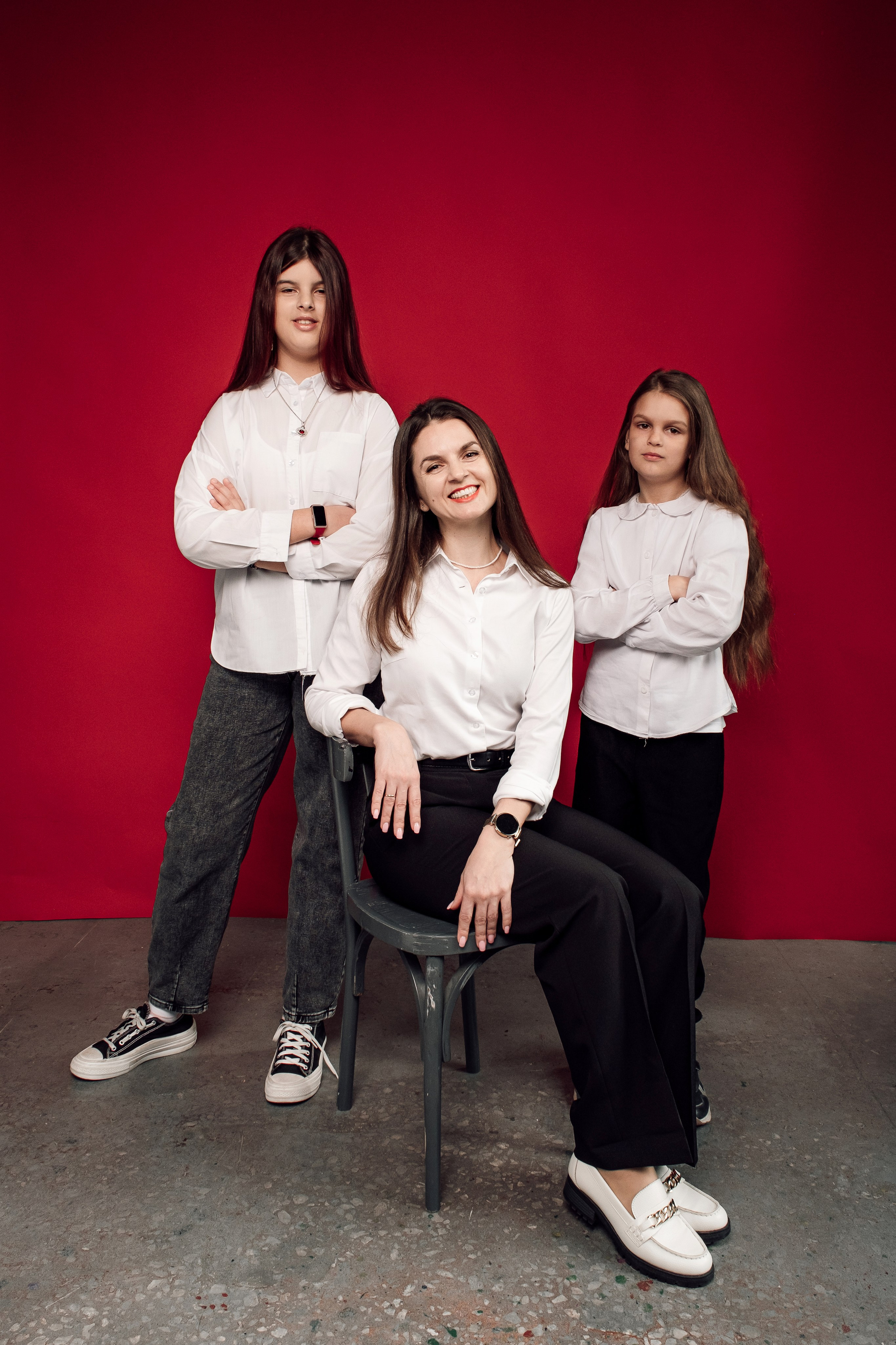 Семейная съёмка Света с дочками. Фотограф и видеограф Анна Жагорина