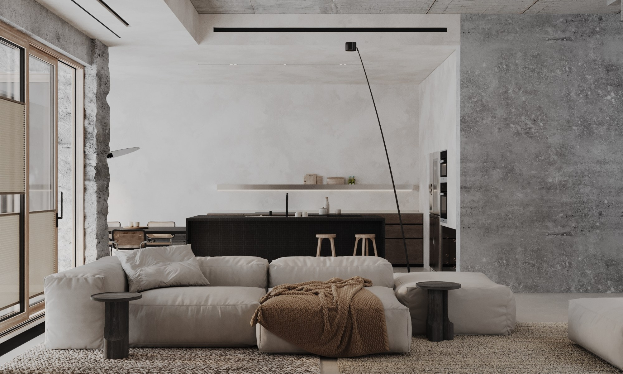 Дизайн-проект частного дома в Краснодаре. Главная