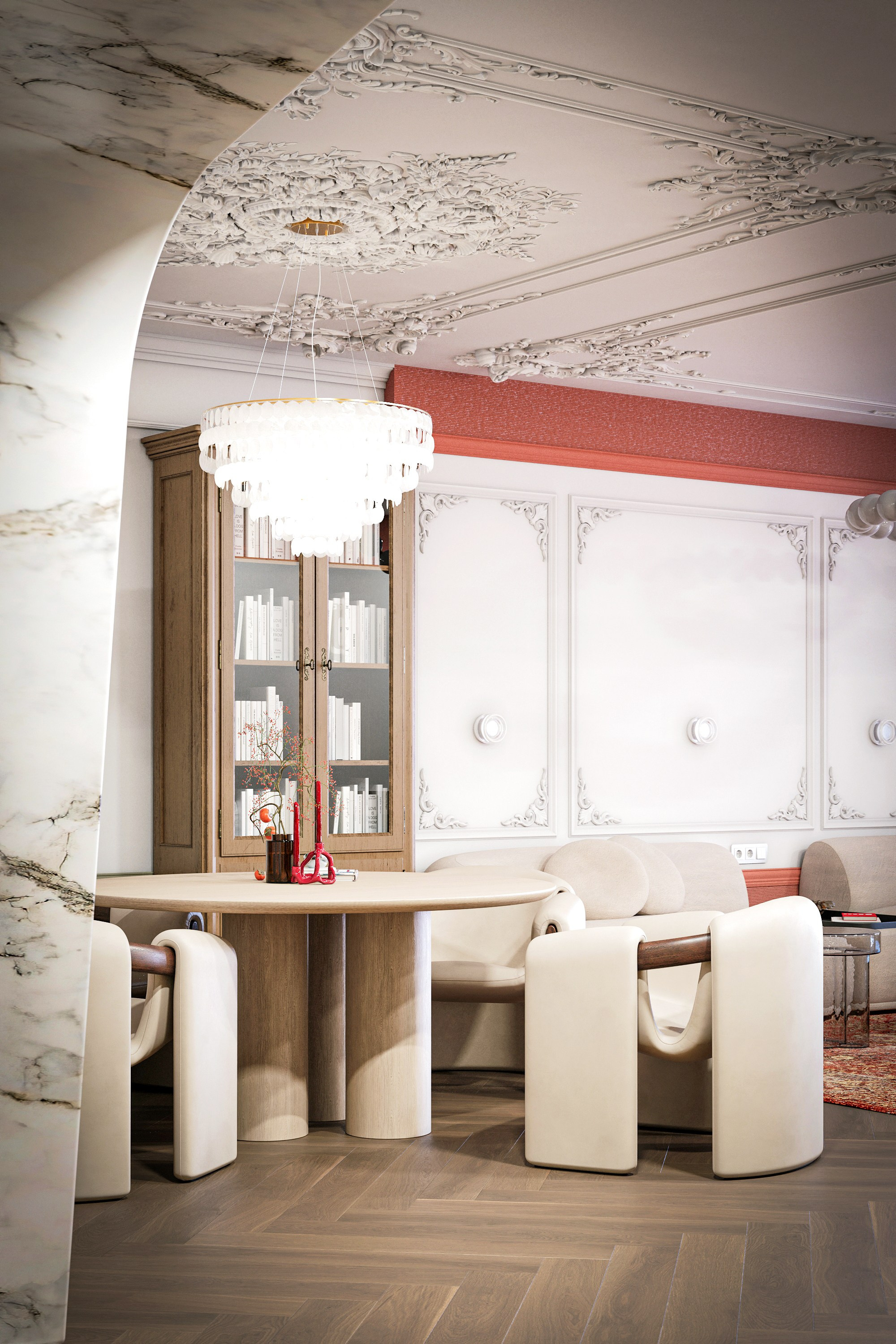 Интерьер кухни-гостиной: сочетание классики и современности. Дизайн интерьера и экстерьера в Санкт-Петербурге Яна Емельянова