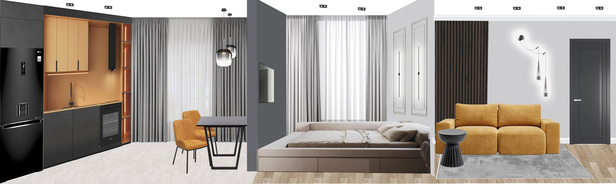 Портфолио. Модерн Муф: студия интерьерного дизайна