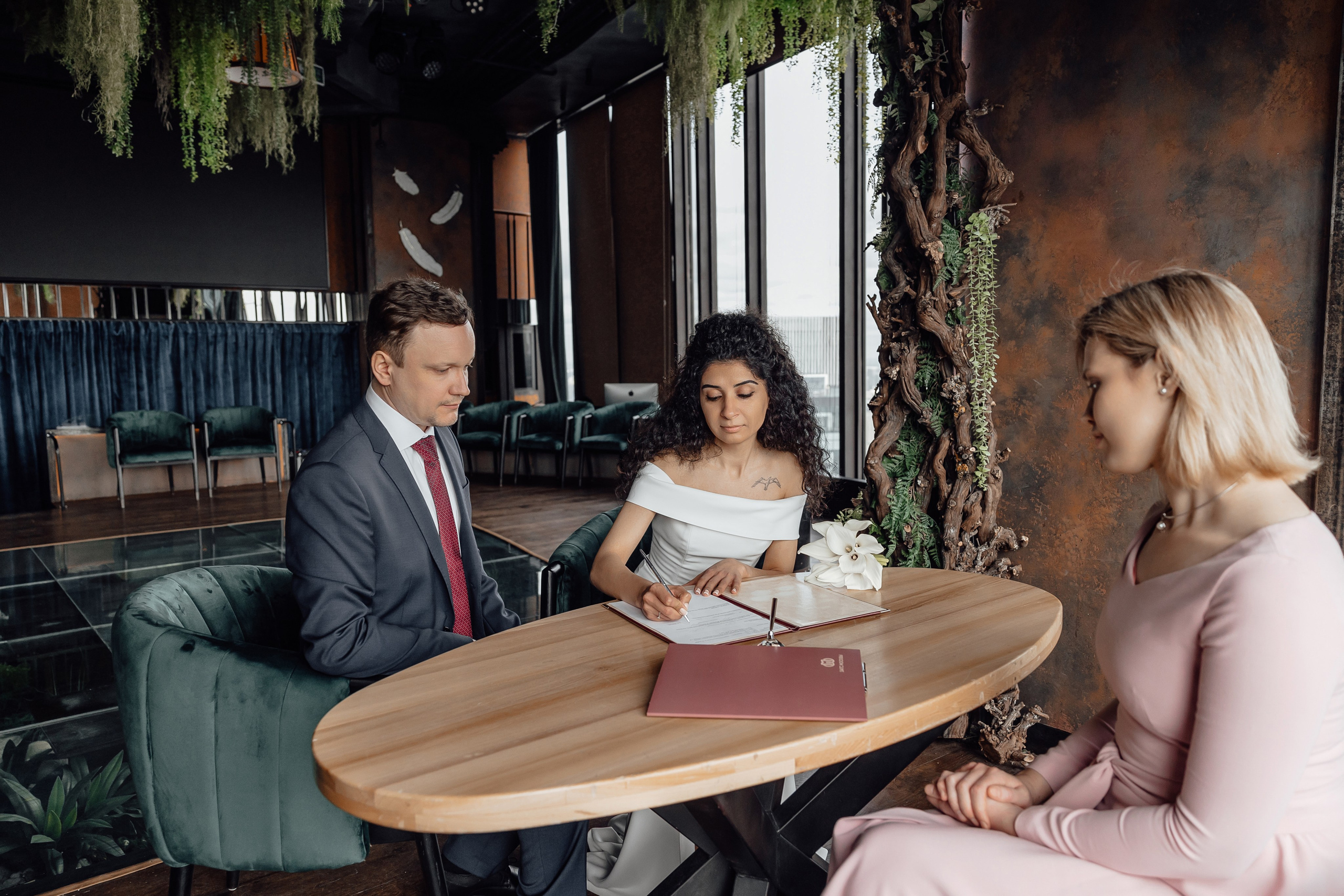 ресторан Birds башня Око свадьба