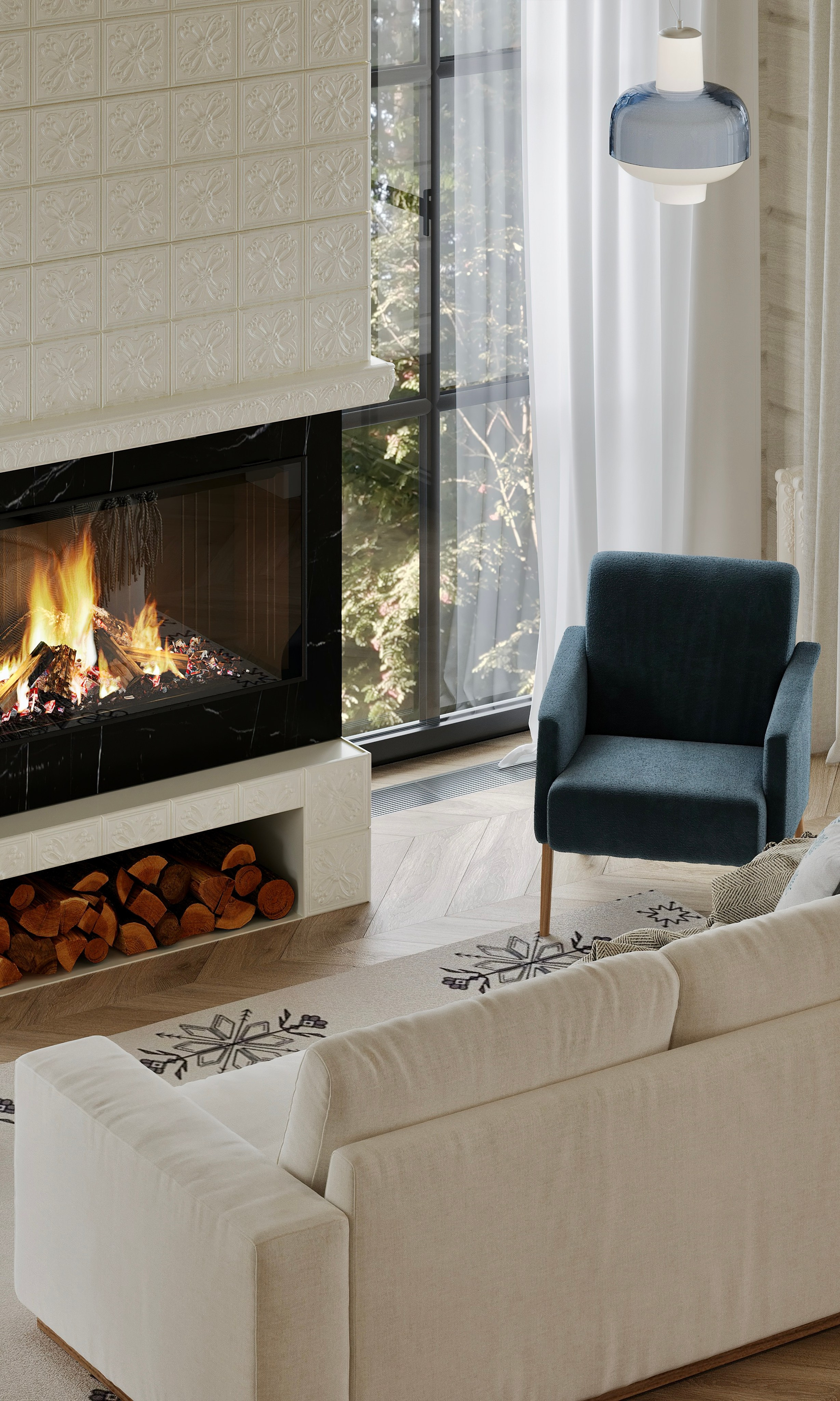 Демидково. 3D Визуализация интерьера