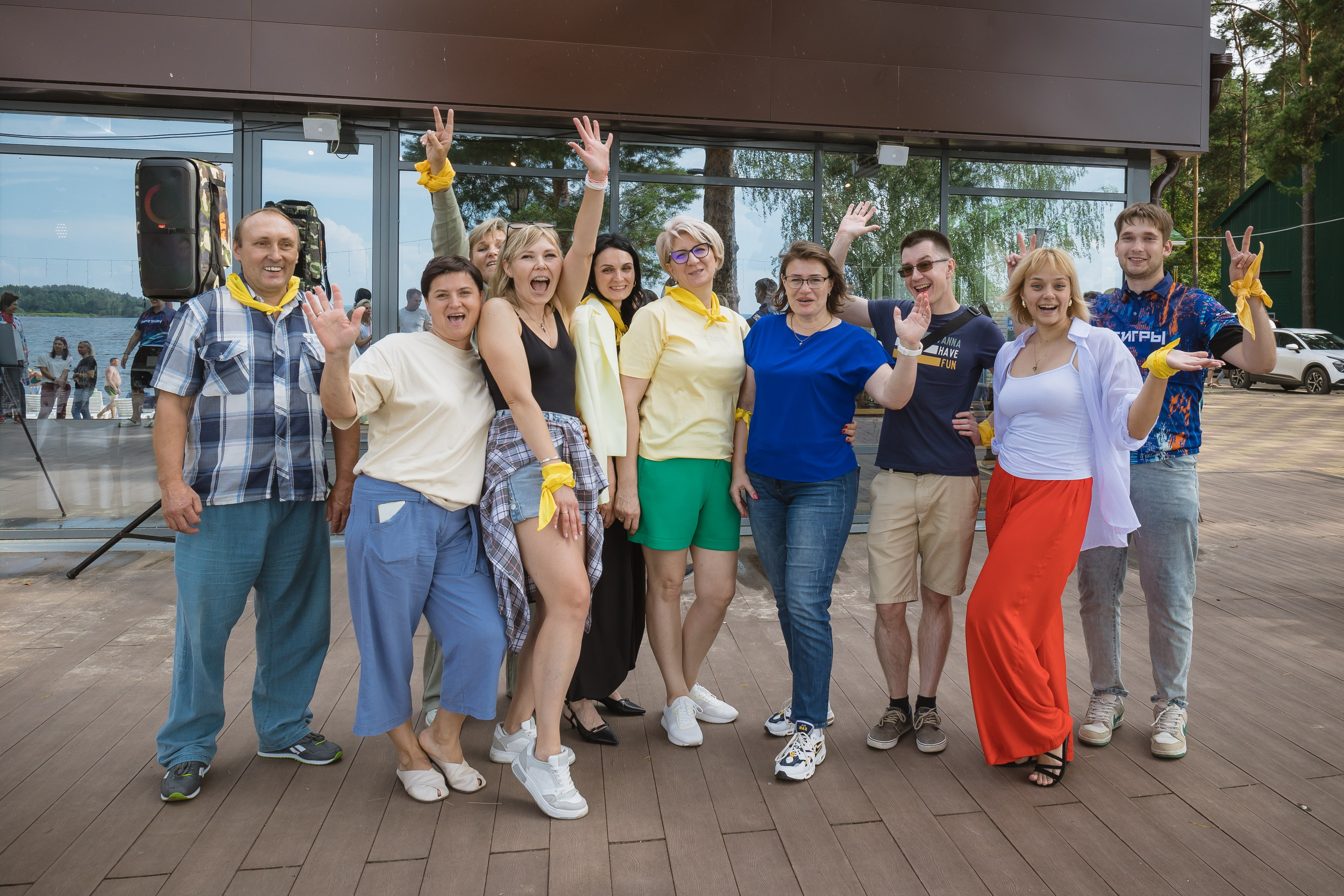 Фотосъемка корпоратива на Горьковском море. Фотограф для компаний и предпринимателей в Нижнем Новгороде и Нижегородской области
