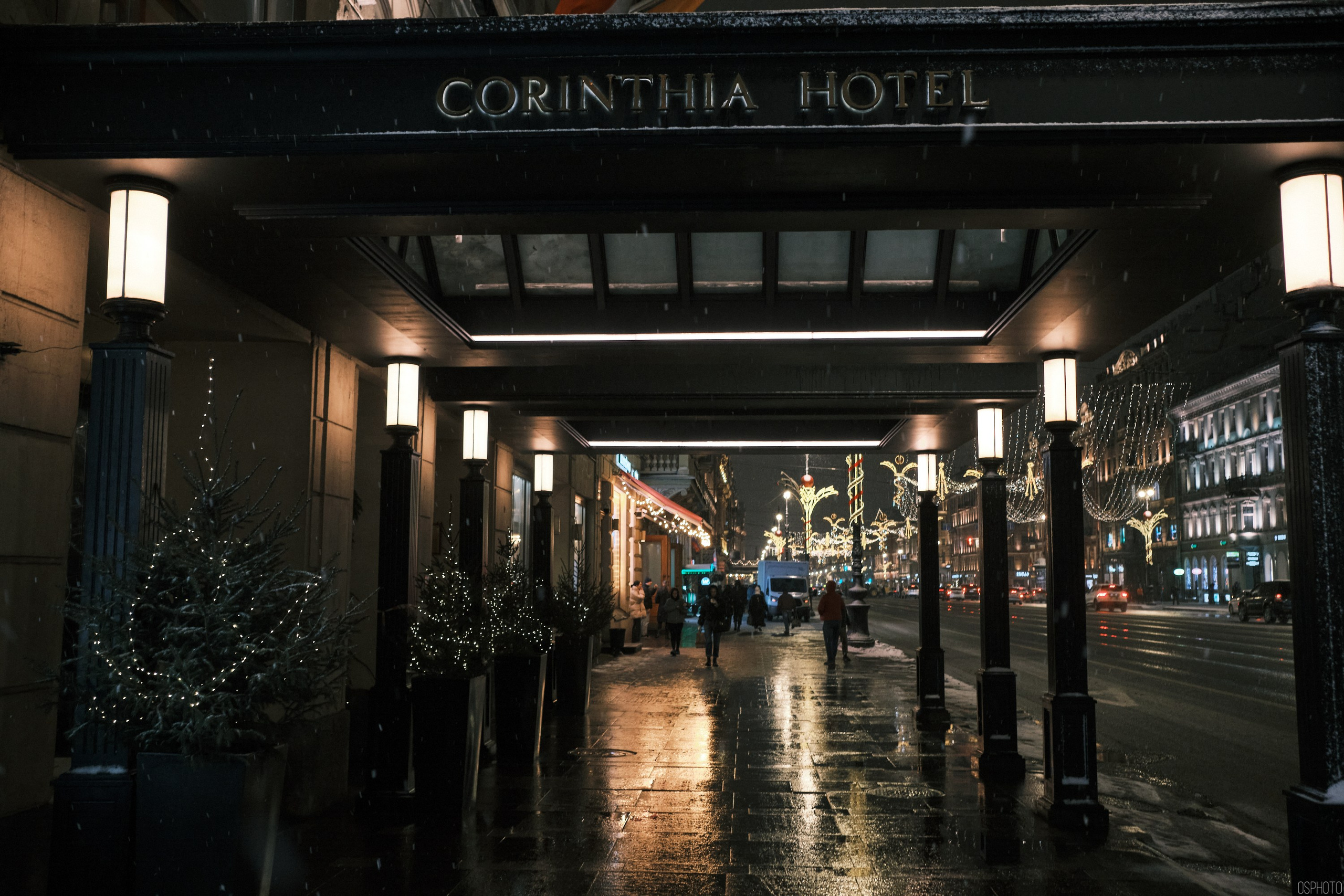 Снег и туман в Санкт-Петербурге. Фотографъ Сергѣевъ. Поймать мгновеніе