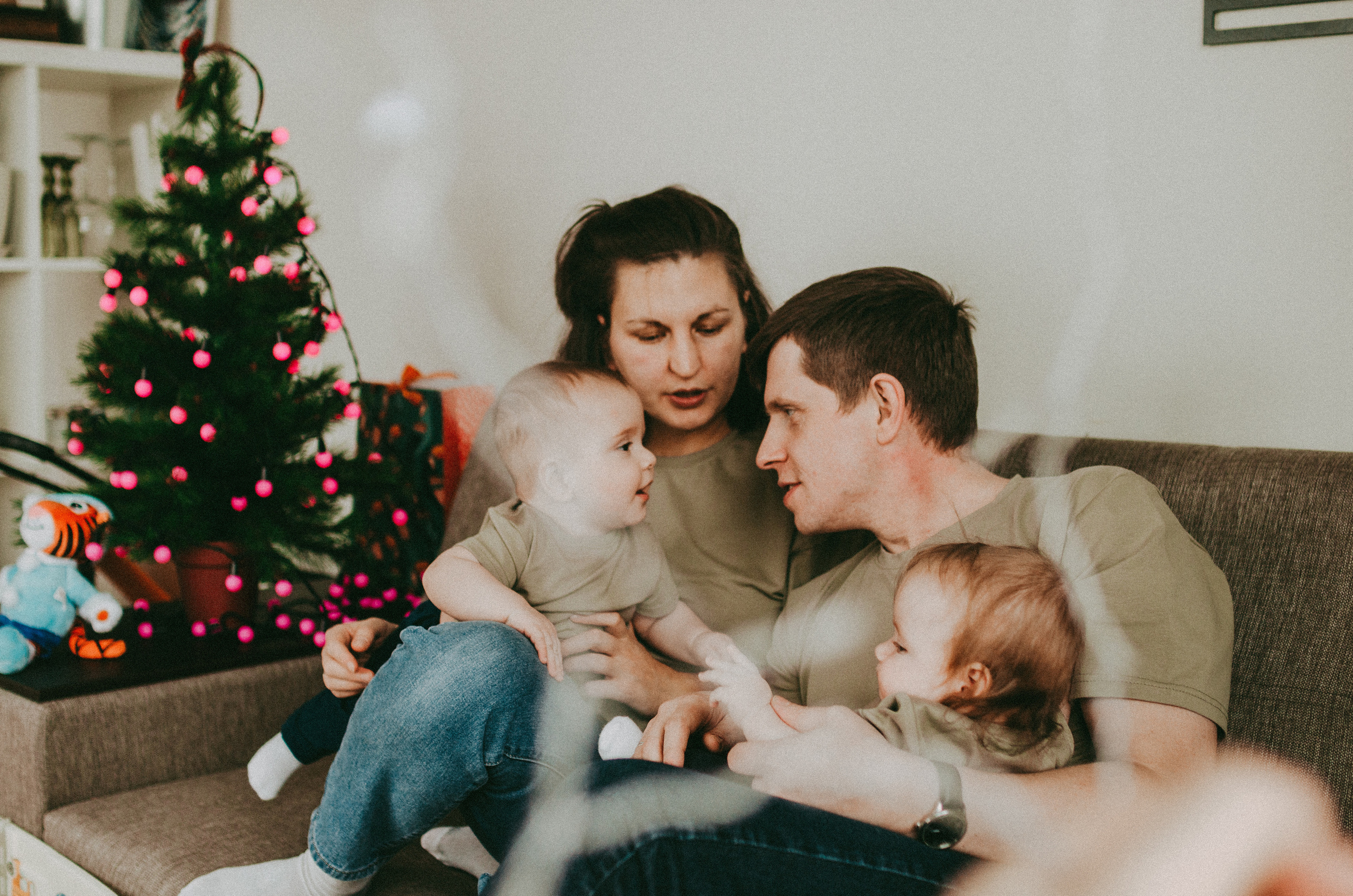 Предновогоднее волшебство. Семейный фотограф в Екатеринбурге Всеволод и Марина Пономаревы