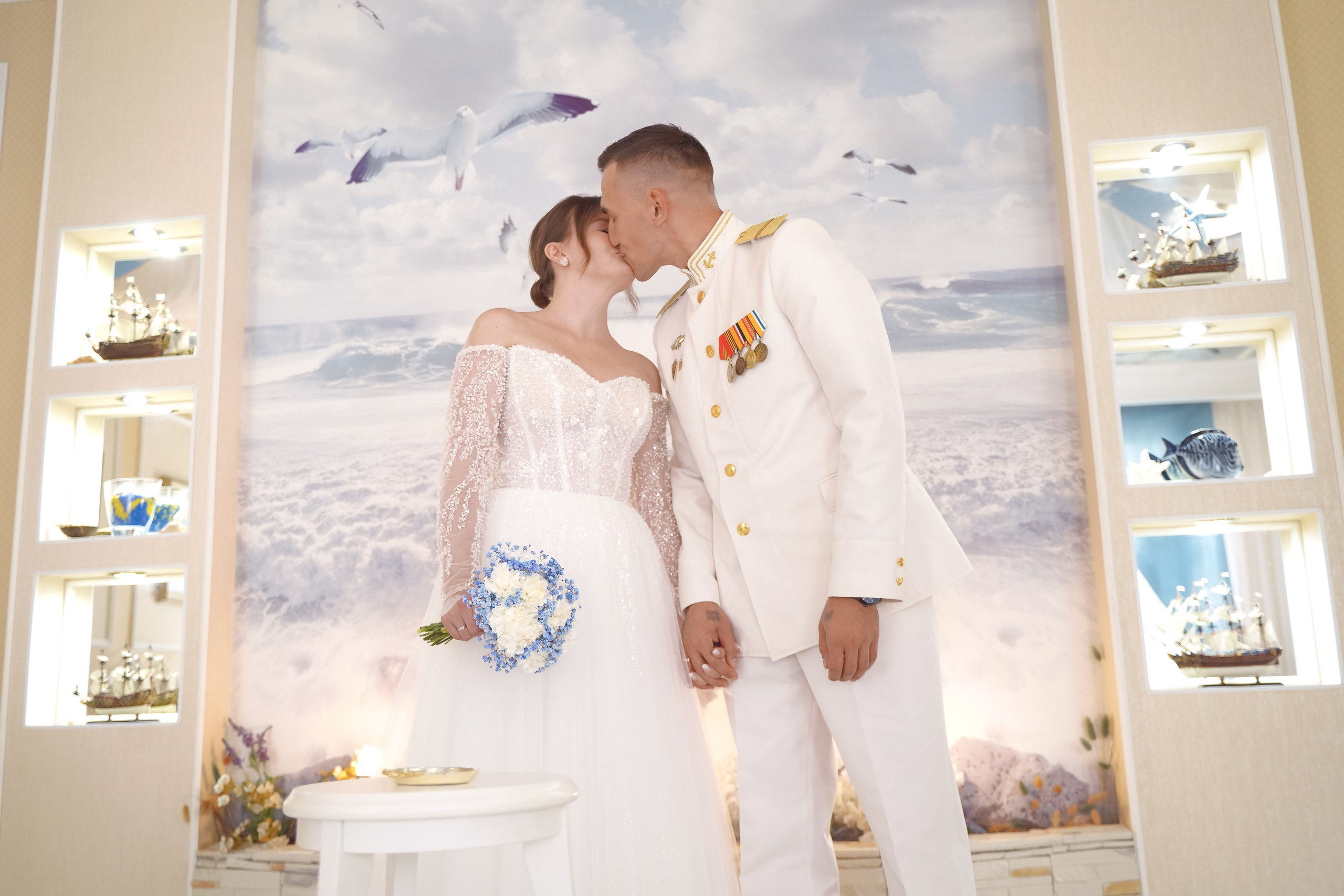 Илья и Кристина. ЗАГС Крондштата. Professional photoartist in St. Petersburg (wedding, reportage, portrait, model book, love story) Alexander Shvedov