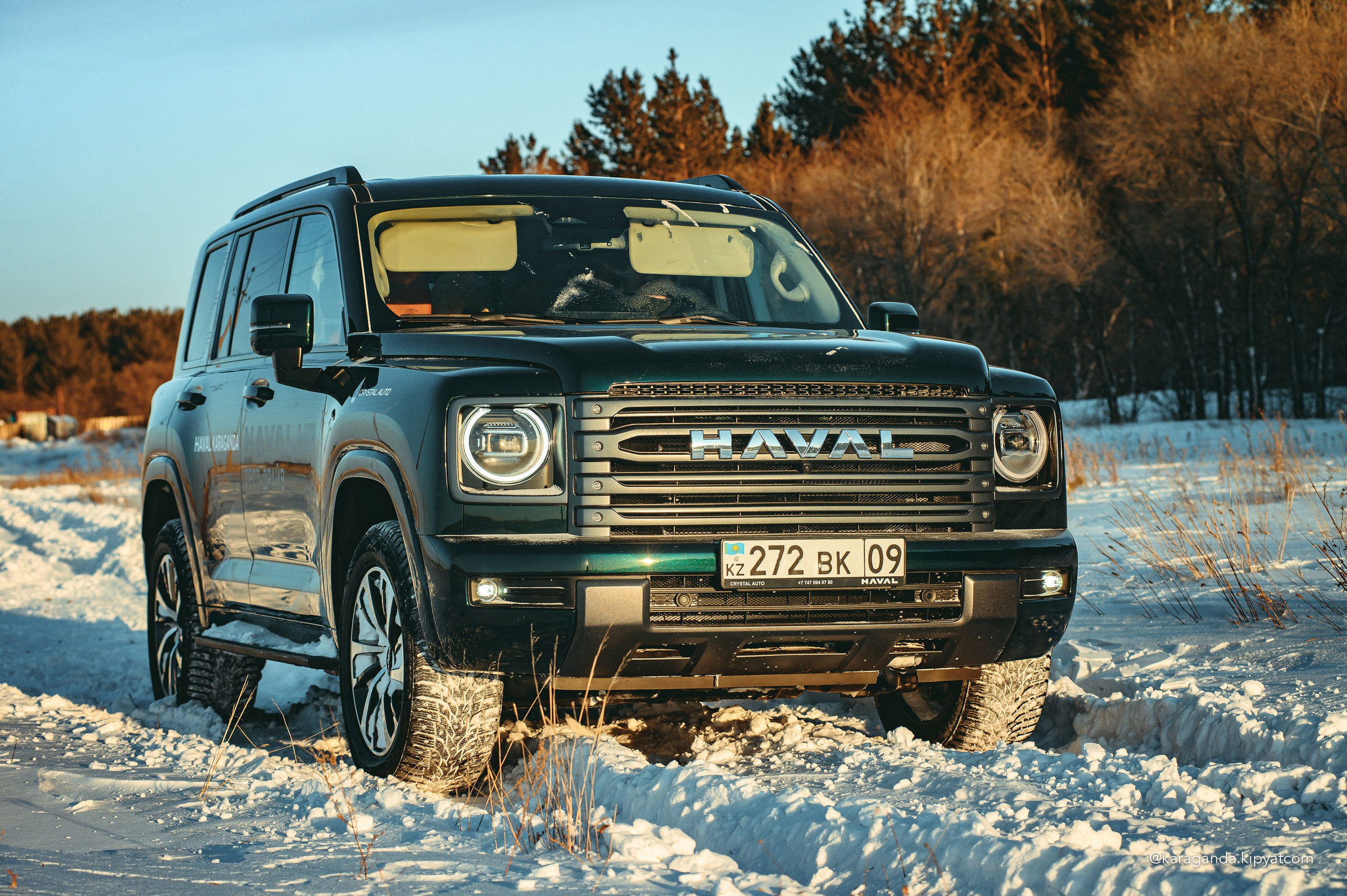 Зимний заезд на HAVAL H9. Кипятком Караганда
