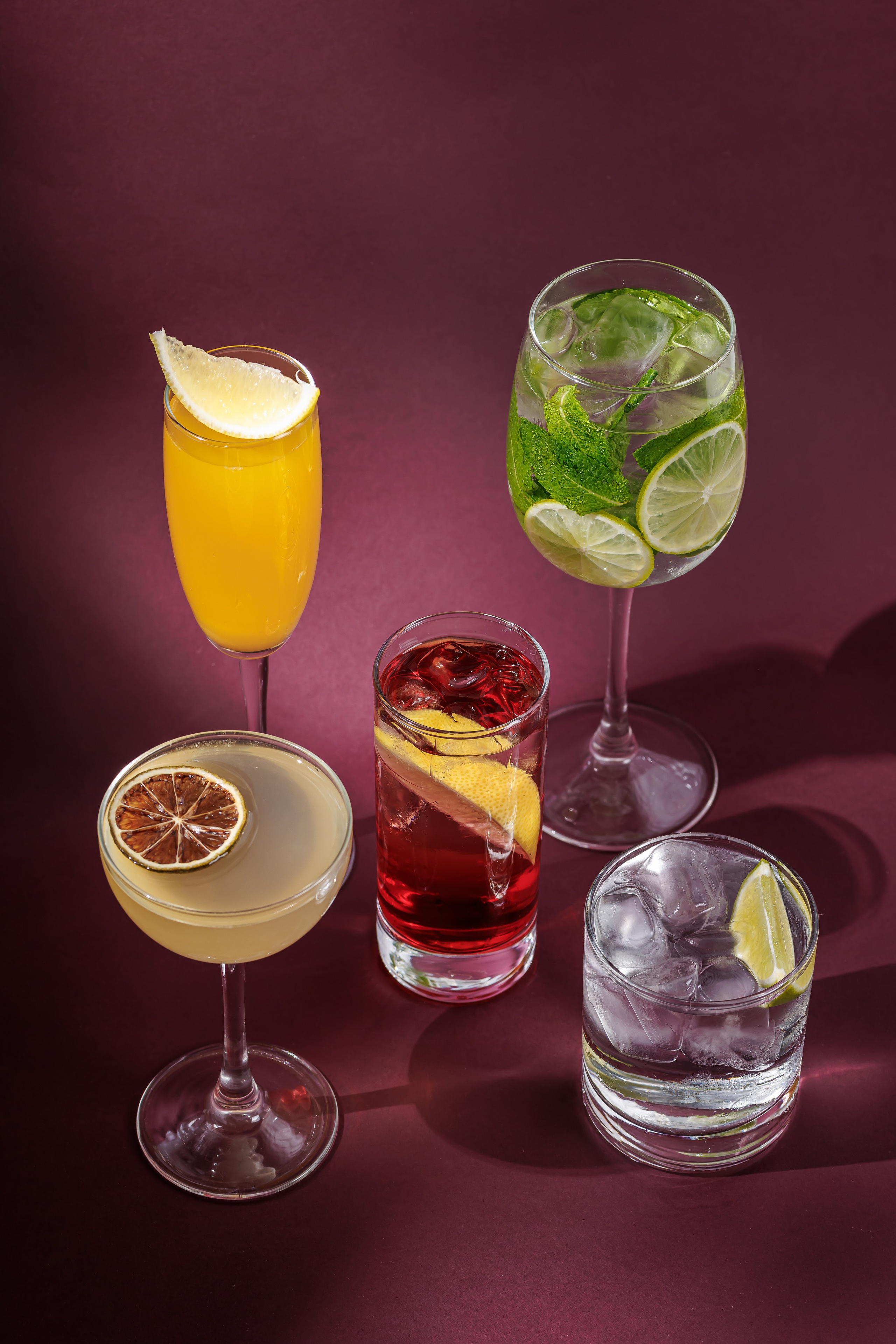 Фотосъёмка коктейлей для обновления барного меню