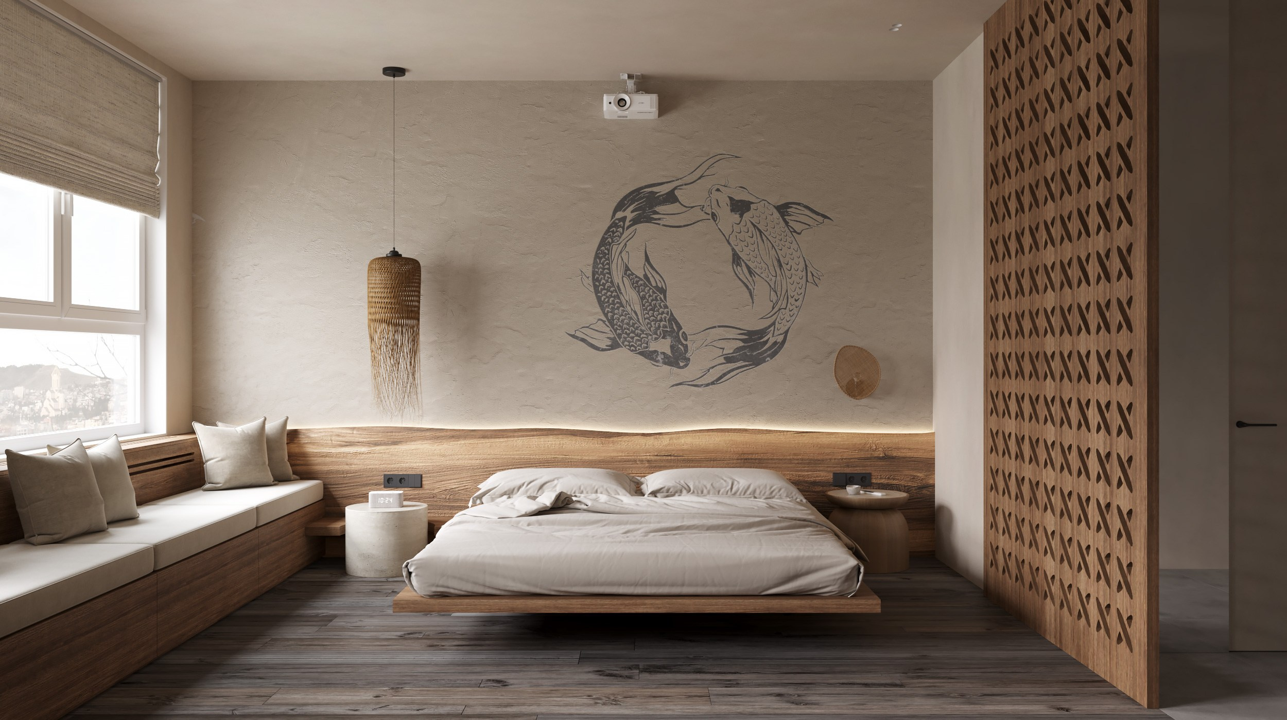 Woody Nature. Дизайн интерьера | 3D визуализация | Миланская Марина