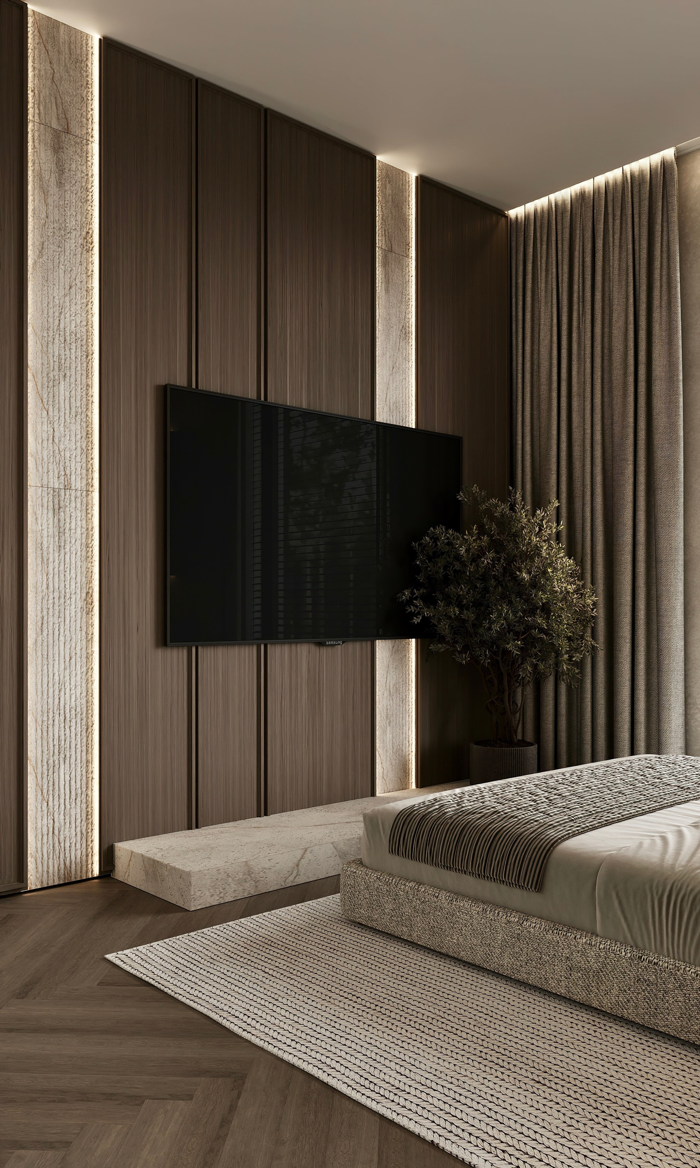 Гостевой дом. 3D Визуализация интерьера