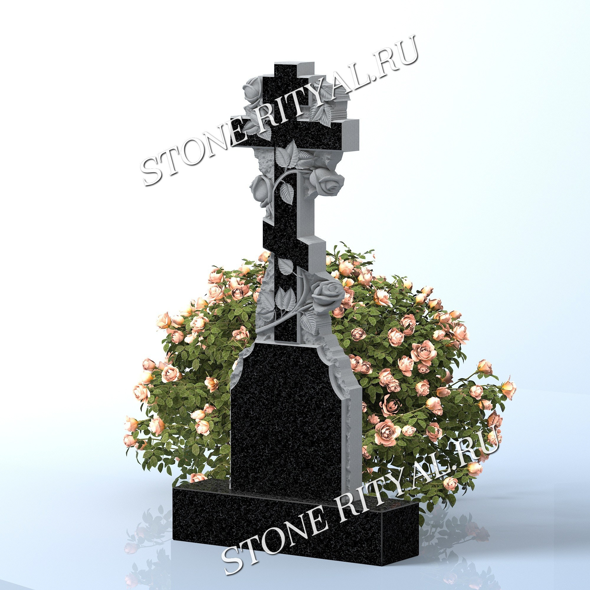 Вертикальные памятники фигурные. Изготовление и установка памятников в Москве и МО