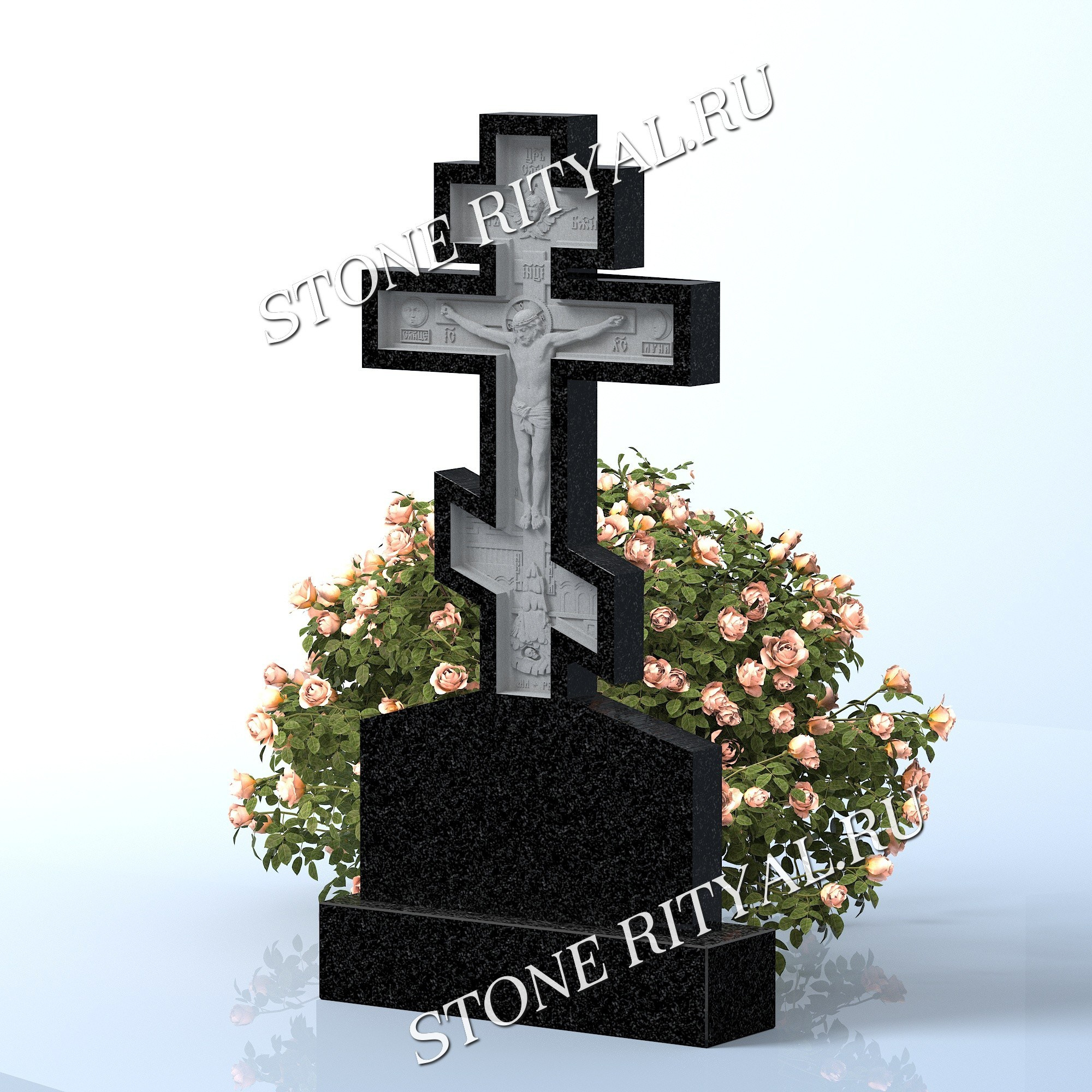 Вертикальные памятники фигурные. Изготовление и установка памятников в Москве и МО