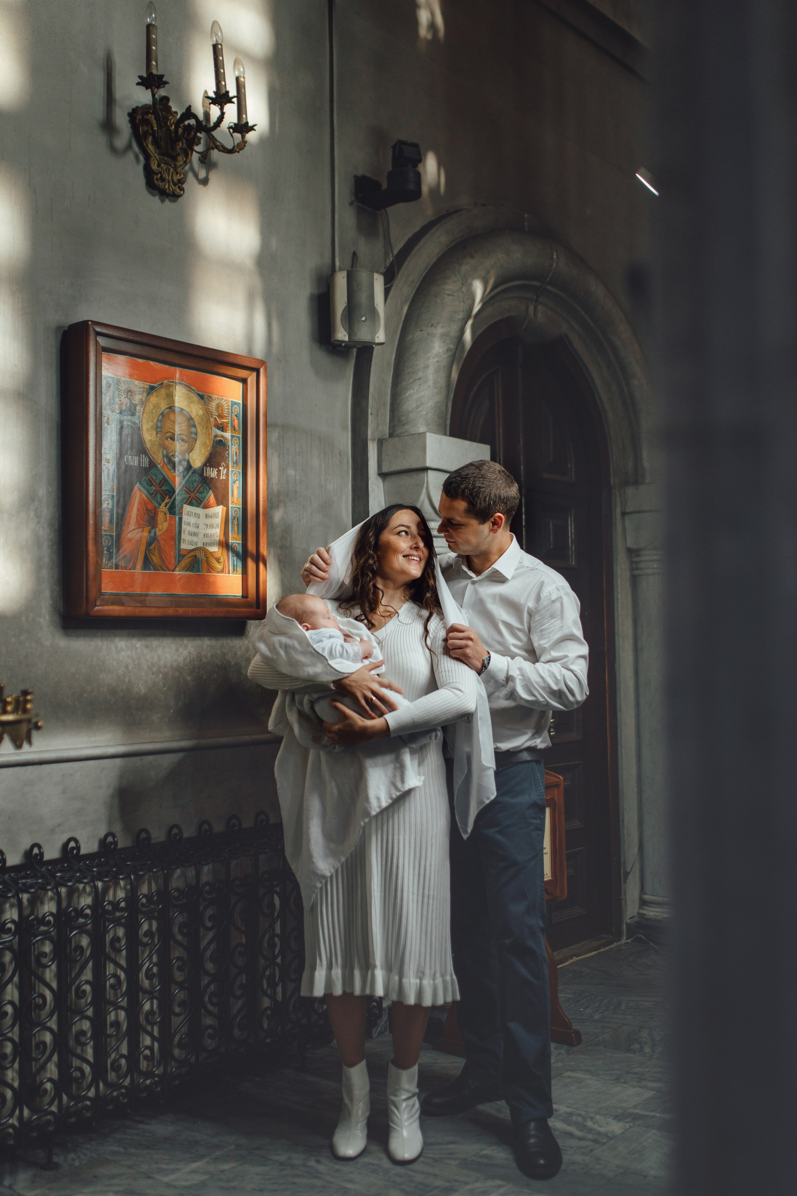 Крещение Тимура, храм иконы Божье Матери Всех Скорбящих Радость