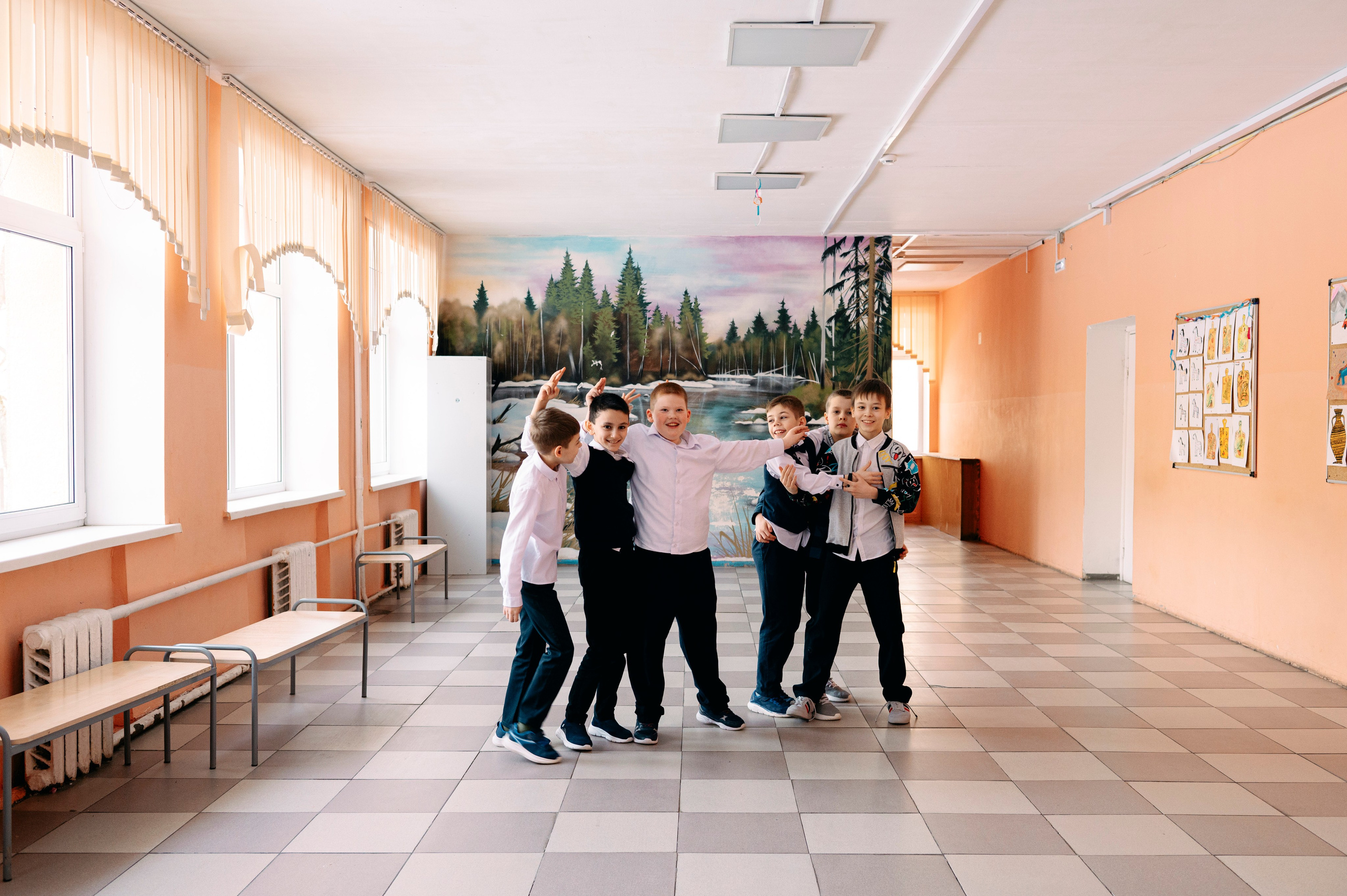 Школьная фотосессия для начальных классов. Анна Боровикова, фотограф Пушкино
