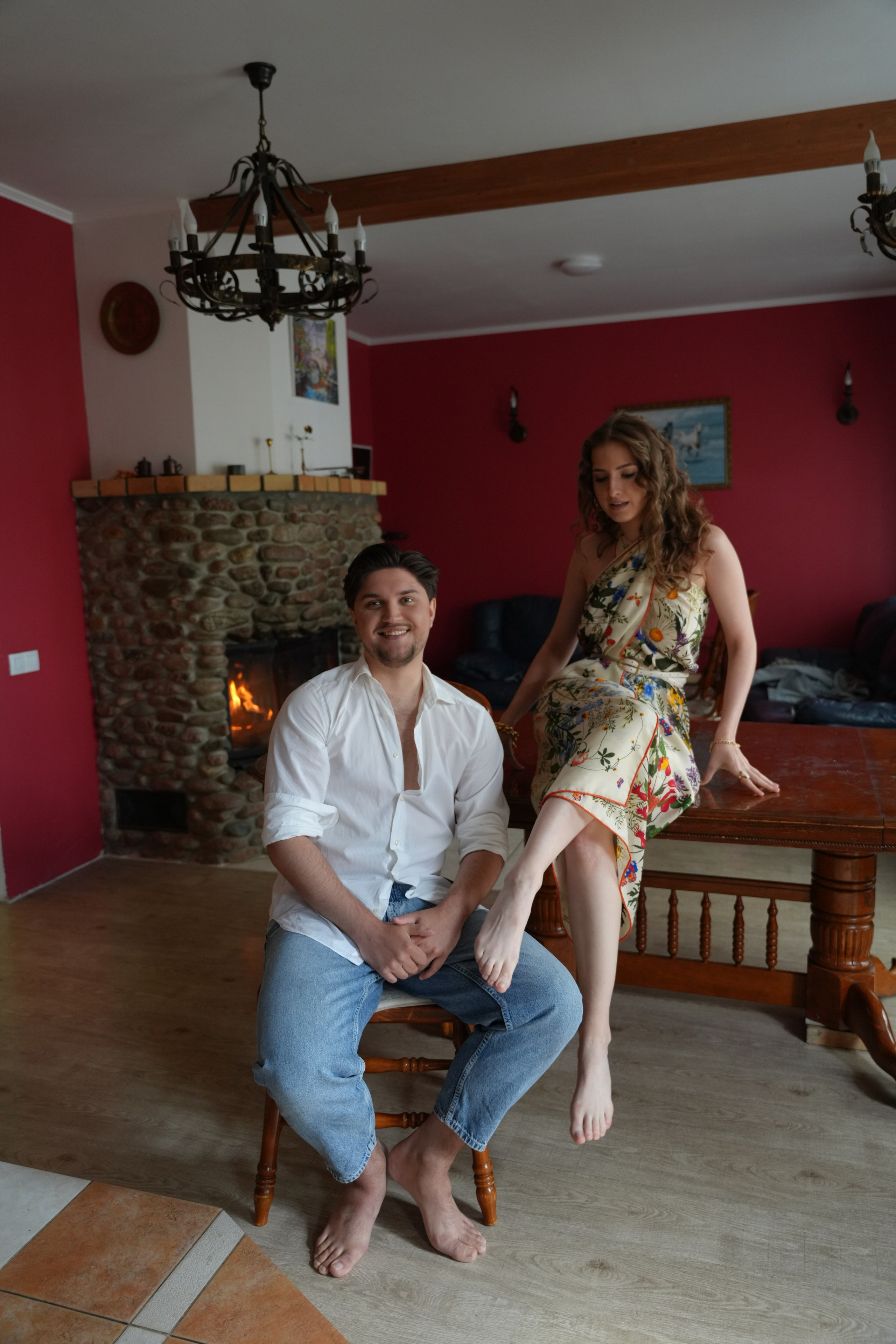 #backstage со съёмок команды в загородном доме. Портретный фотограф в Санкт-Петербурге Дмитриева Наталия