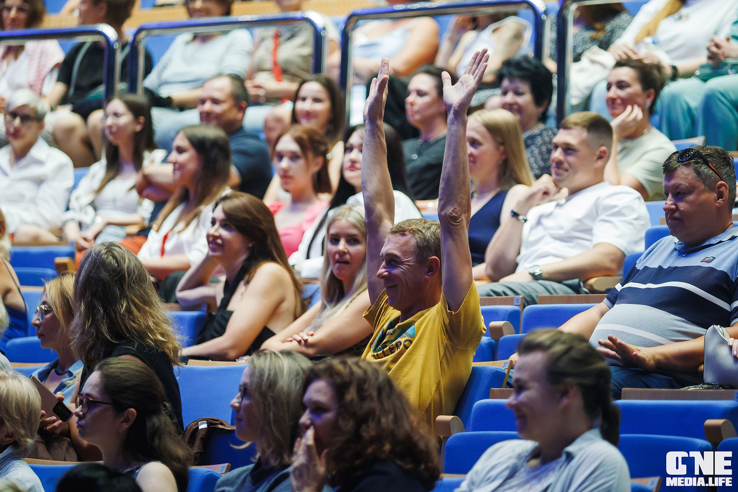 Фоторепортаж с лекции Михаила Лабковского. One Media Life: фоторепортажи, фотоотчеты с мероприятий и заведений