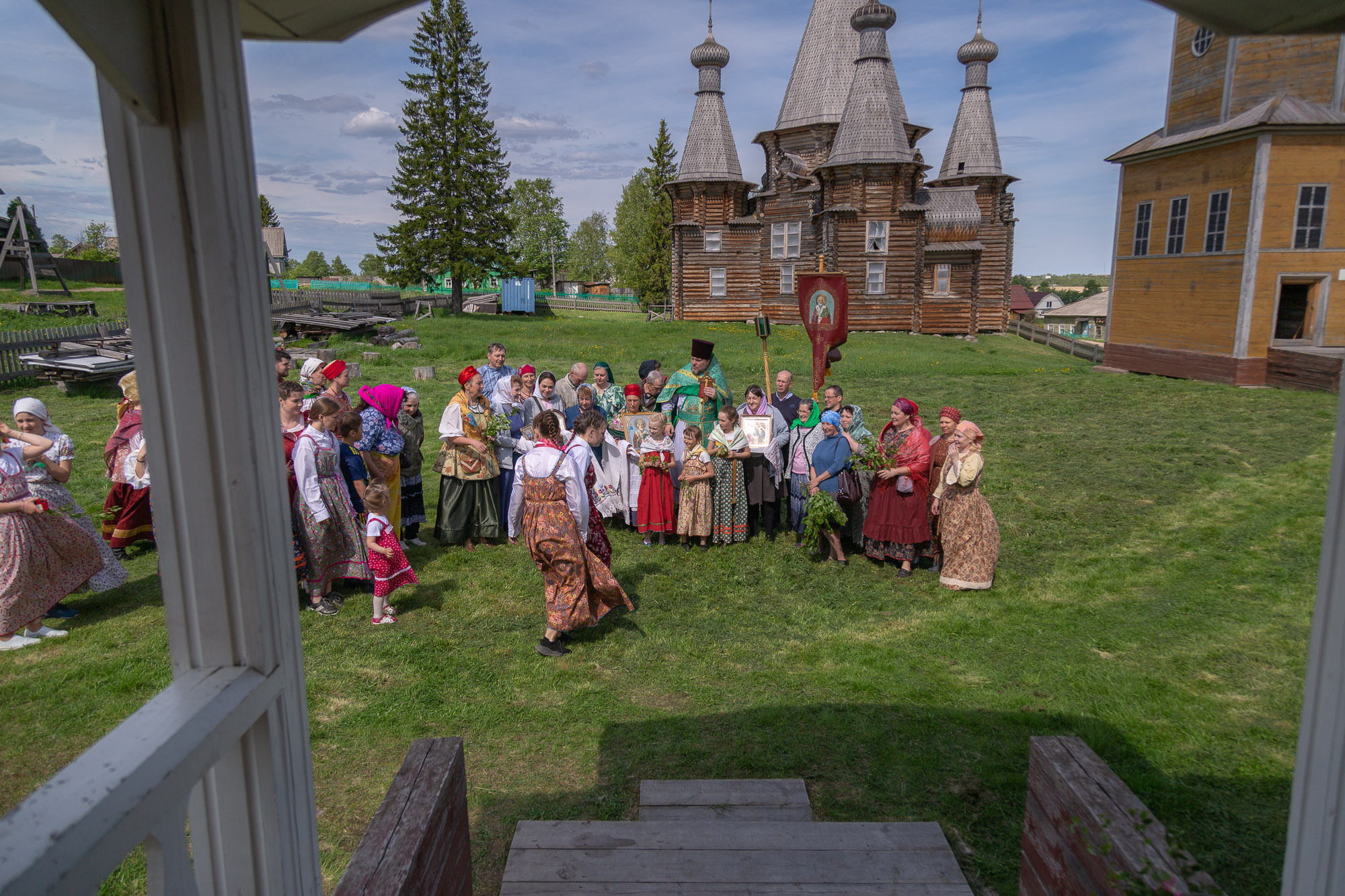 Праздник Святой Троицы в Нёноксе. Фотограф — путешественник Светлана Романовская