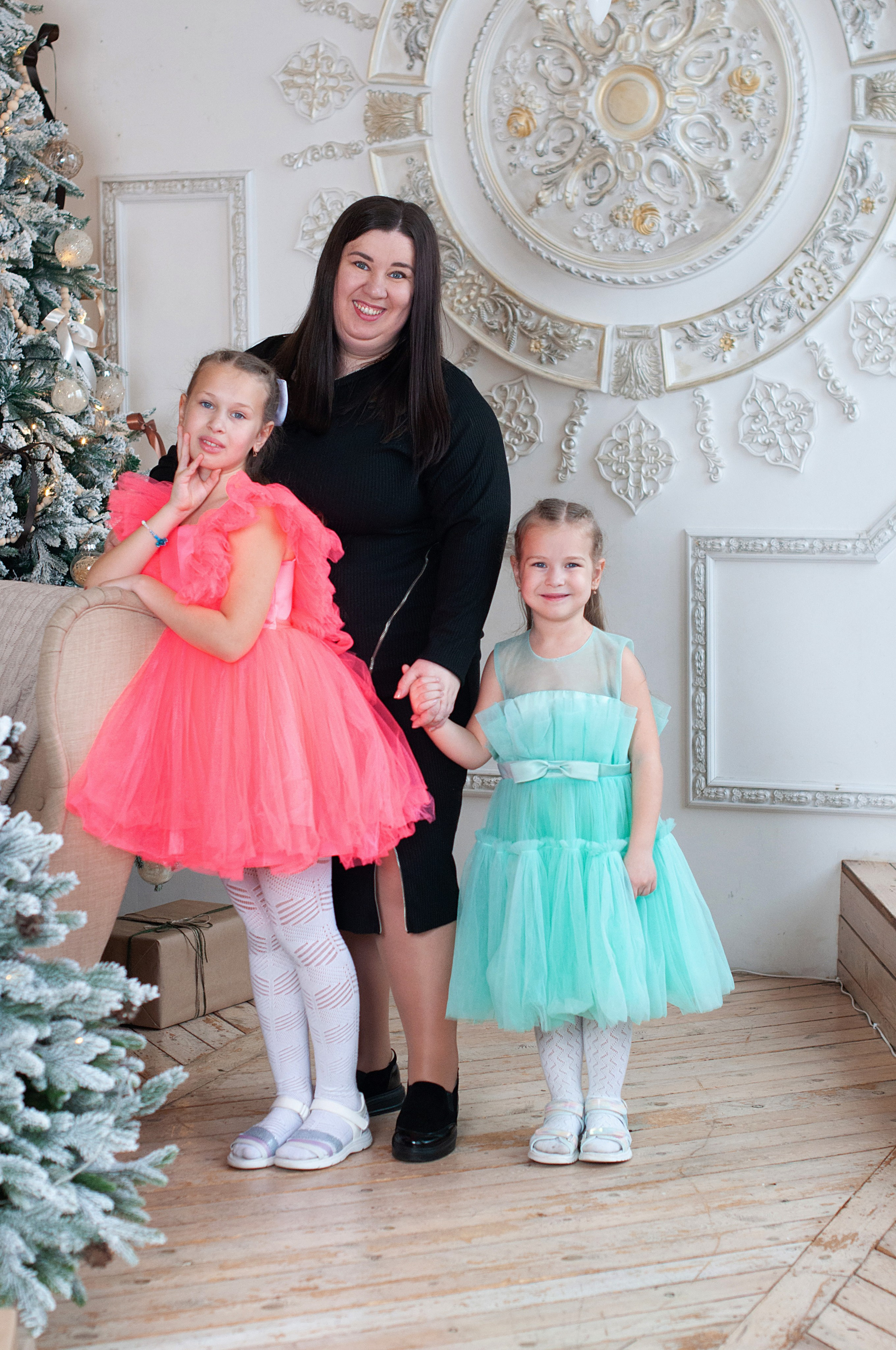 Новогодняя фотосессия семья Петрушиных. Фотограф в Хабаровске