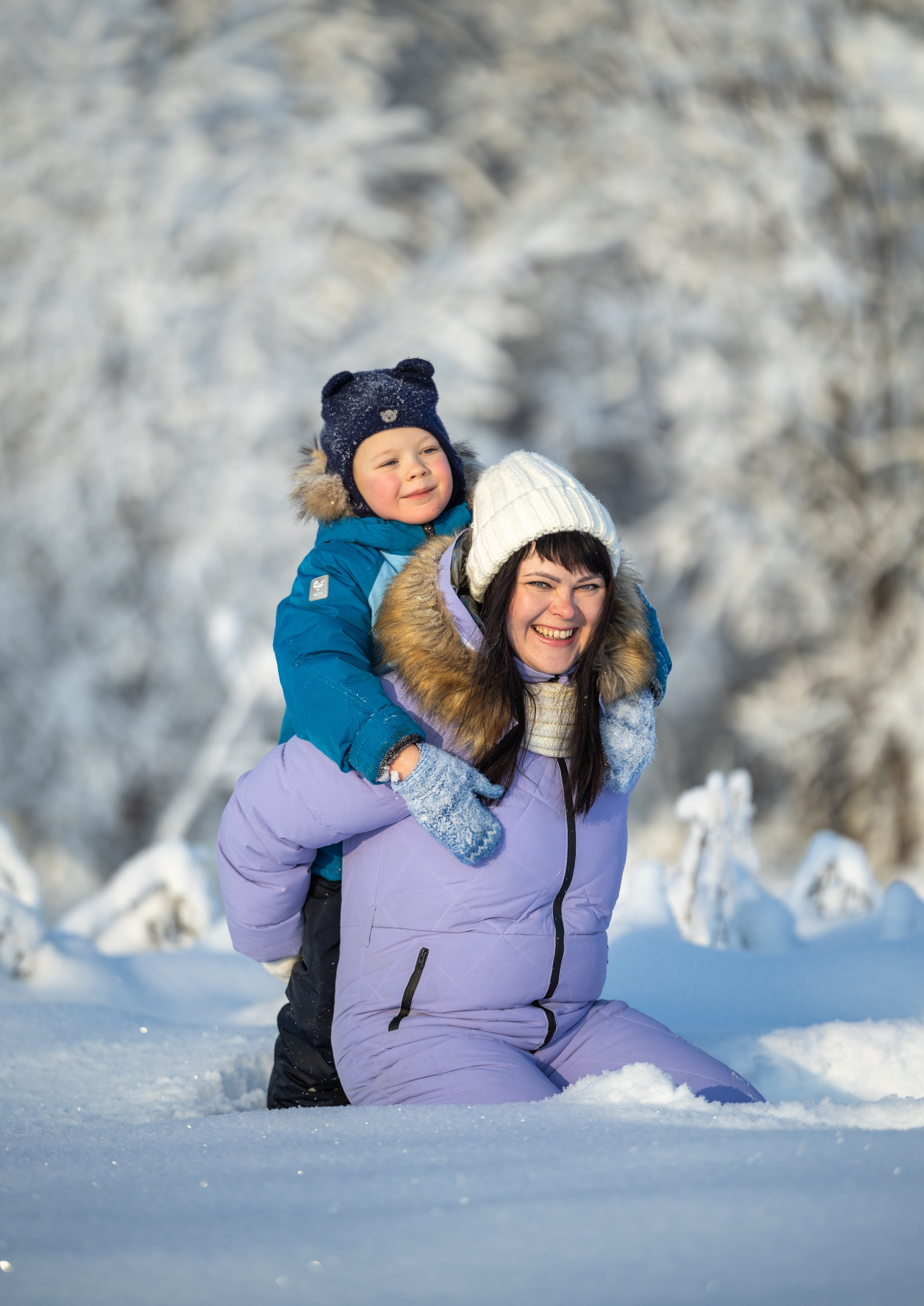 Зимняя фотосессия. Портретный фотограф в Костроме Наталия Клевинскас