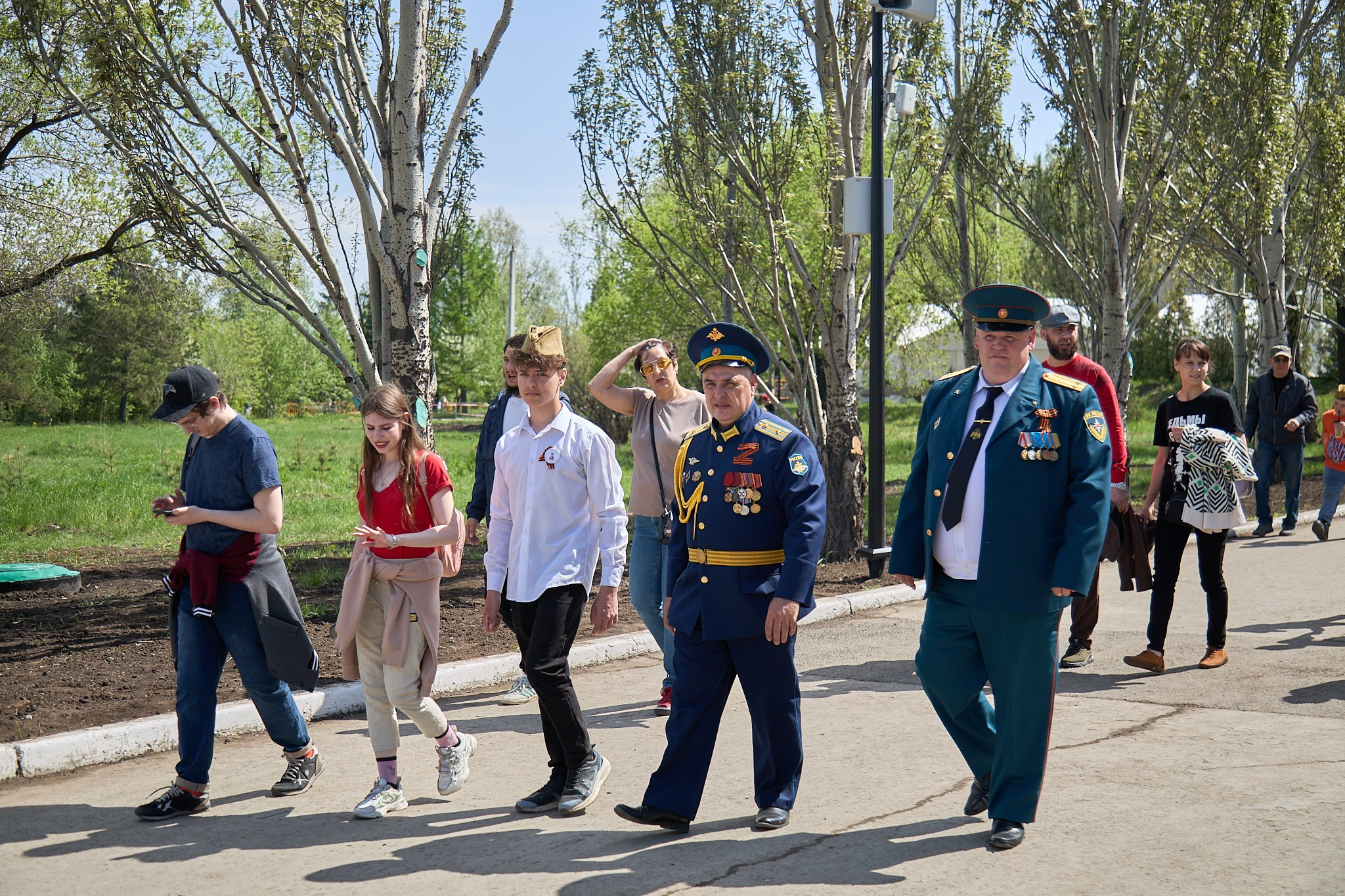 Парк Победы 9 мая 2025 года. Фотограф Омск | Александр Вандеров
