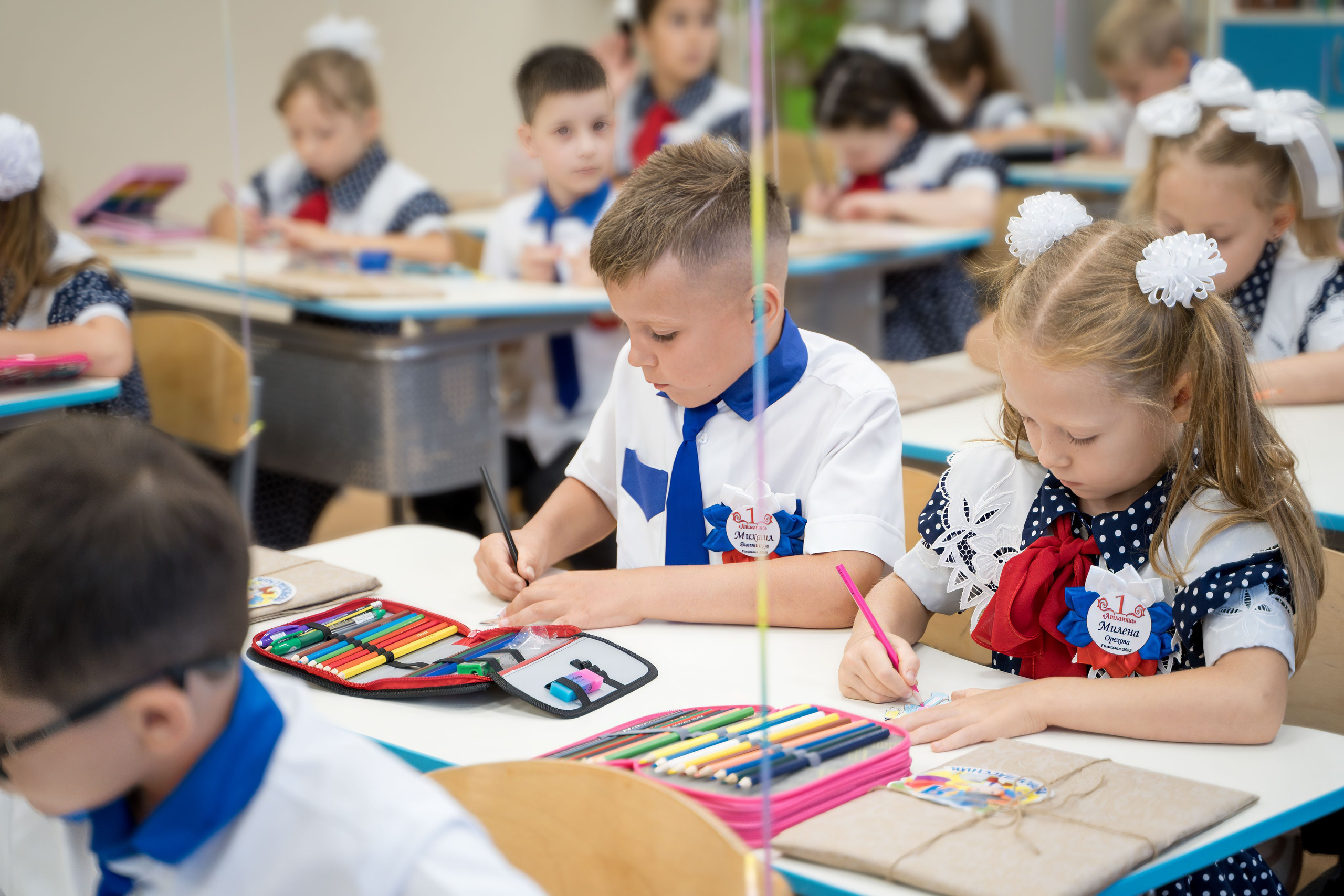 1Сентября_Гимназия 92_Первоклашки_2024. Фотографы из солнечного Краснодара Вадим и Надежда Митус