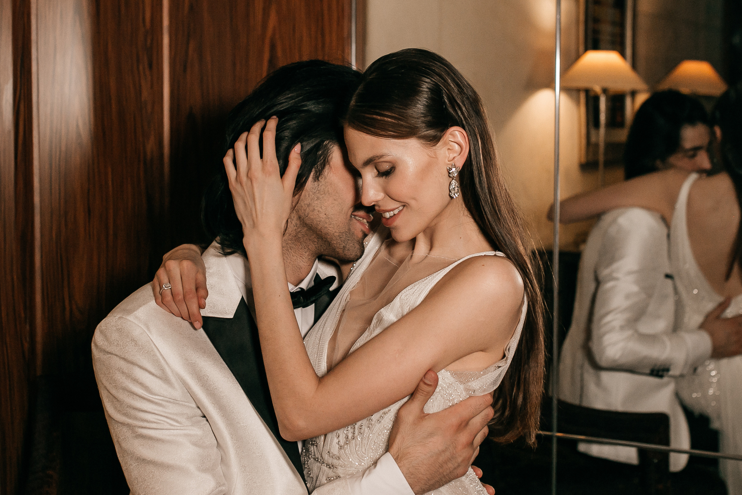 Портретные фотографии молодожёны свадебная фотосессия сборы невесты