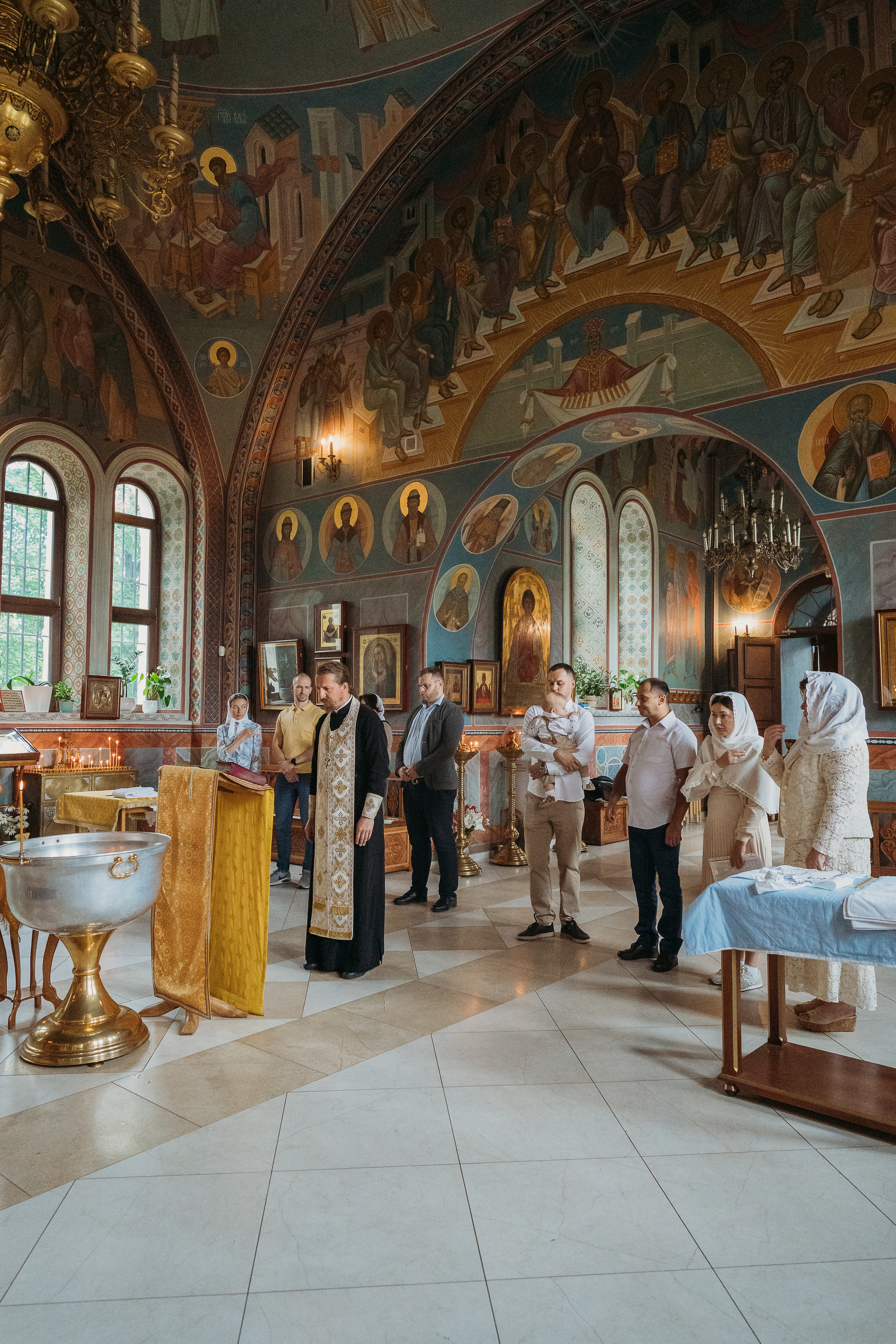 Таинство крещения. Детский и семейный фотограф в Москве Евгения Киеза