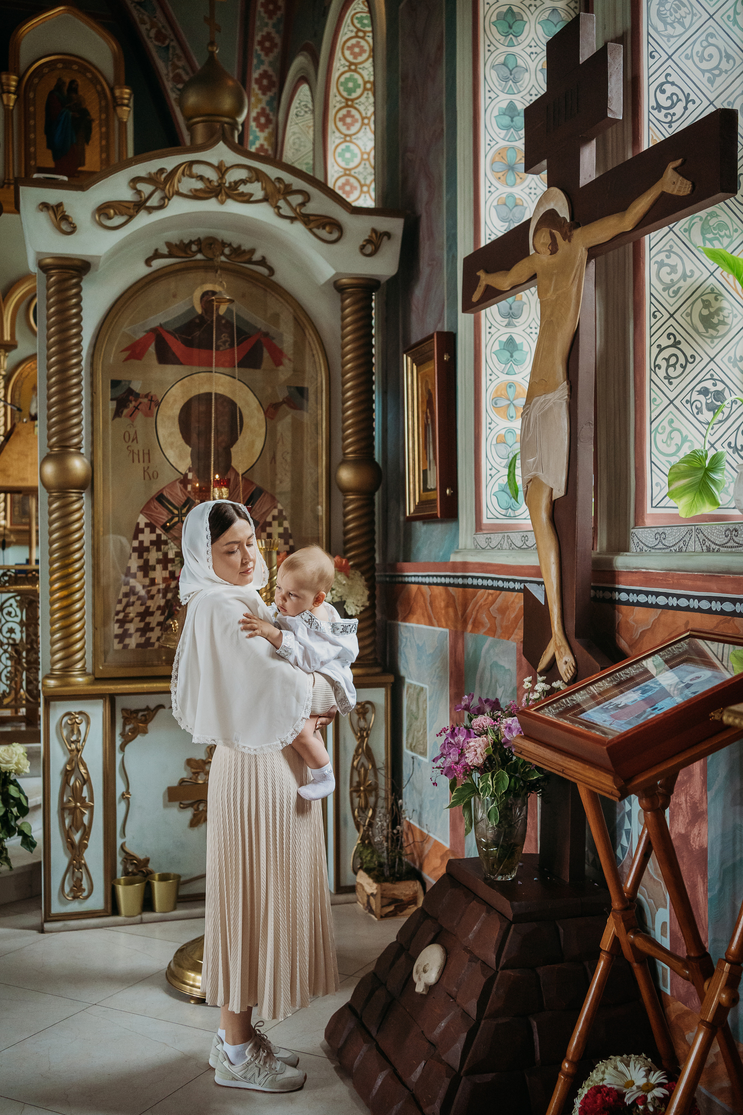 Таинство крещения. Детский и семейный фотограф в Москве Евгения Киеза